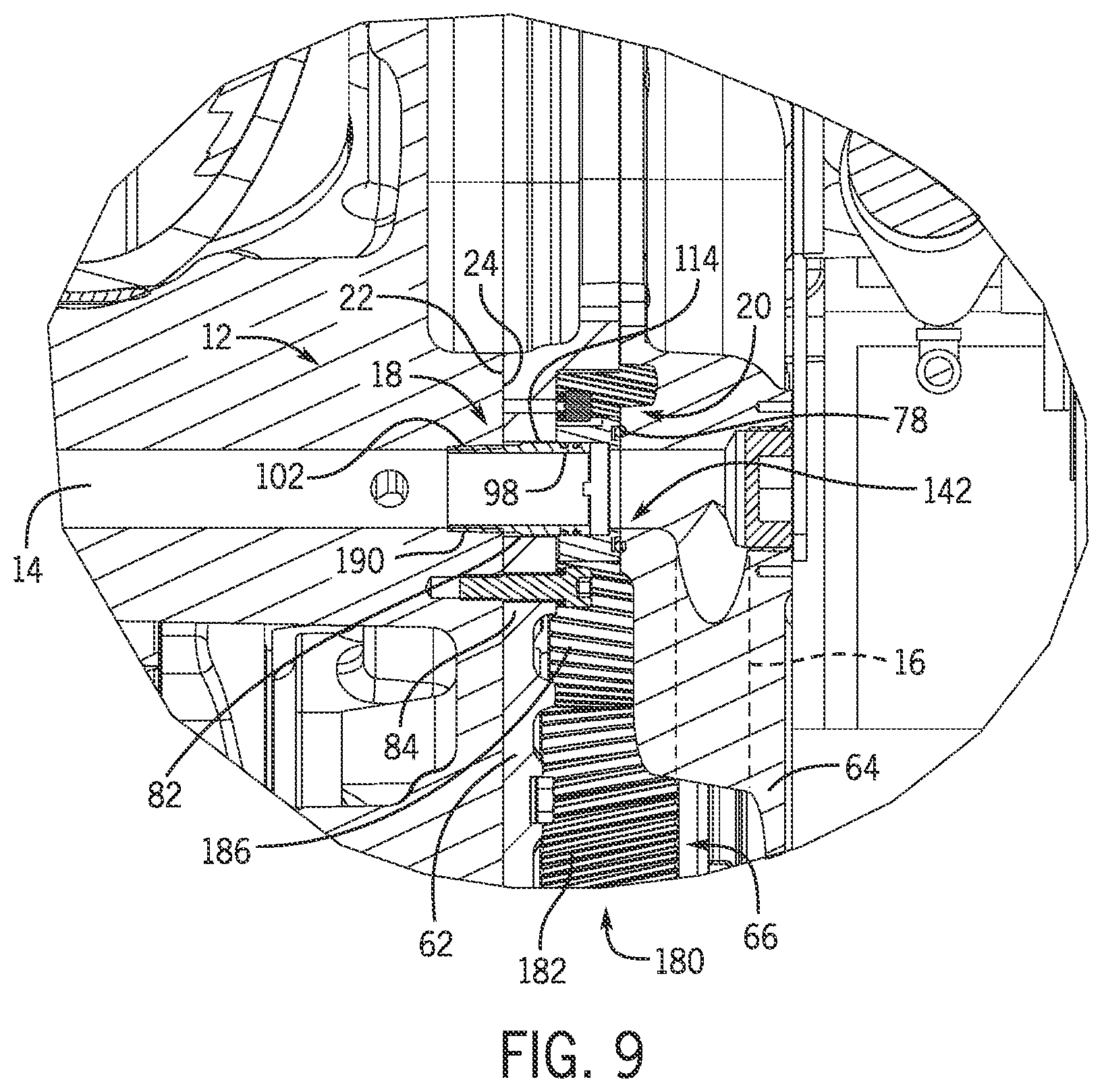 Patent US11773832 Figure 8 – System and method for sealing fluid passages in reciprocating engine