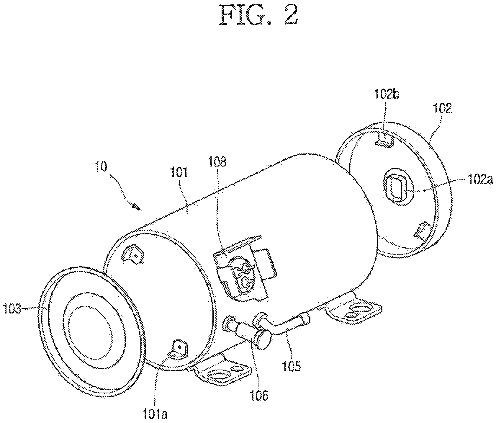 Patent US11773833 Figure 2 – Linear compressor
