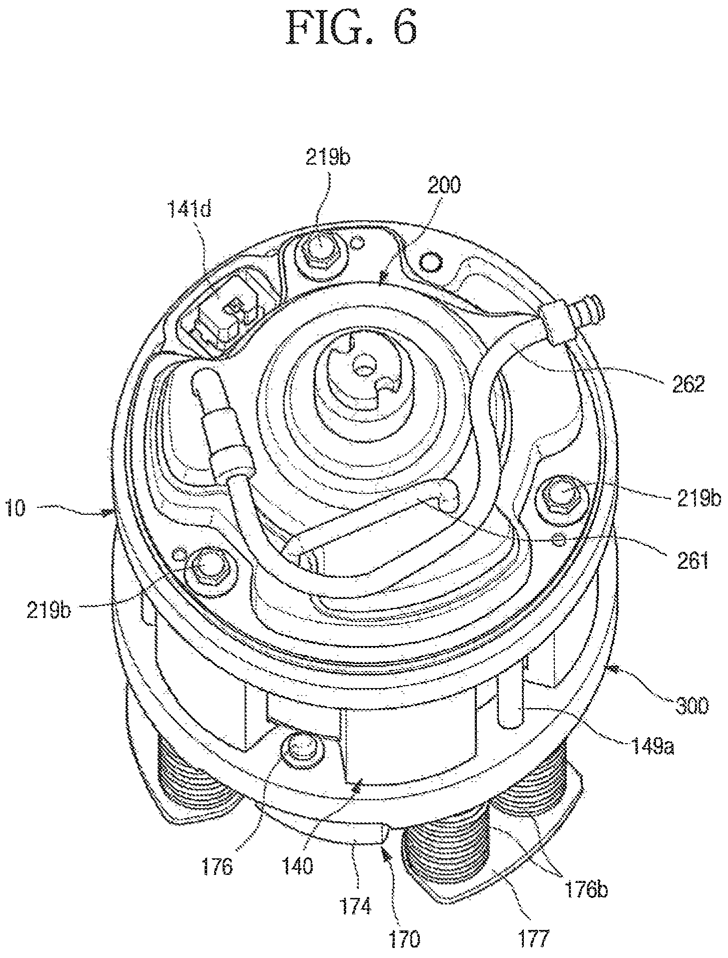 Patent US11773833 Figure 6 – Linear compressor