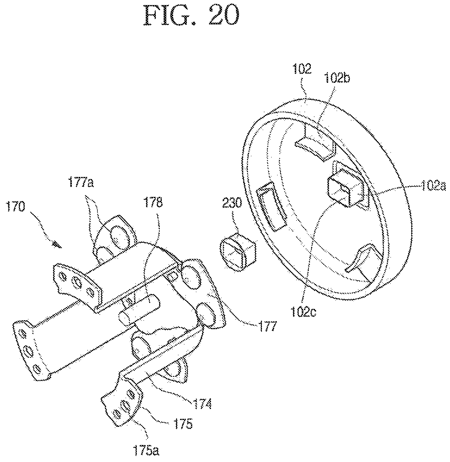 Patent US11773833 Figure 20 – Linear compressor