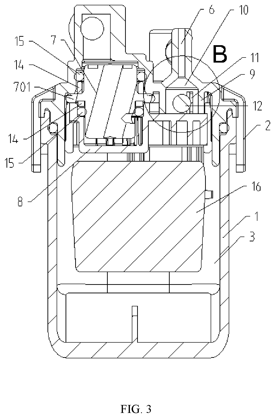 Patent US11773836 Figure 3 – External fuel pump and valve seat for the fuel pump