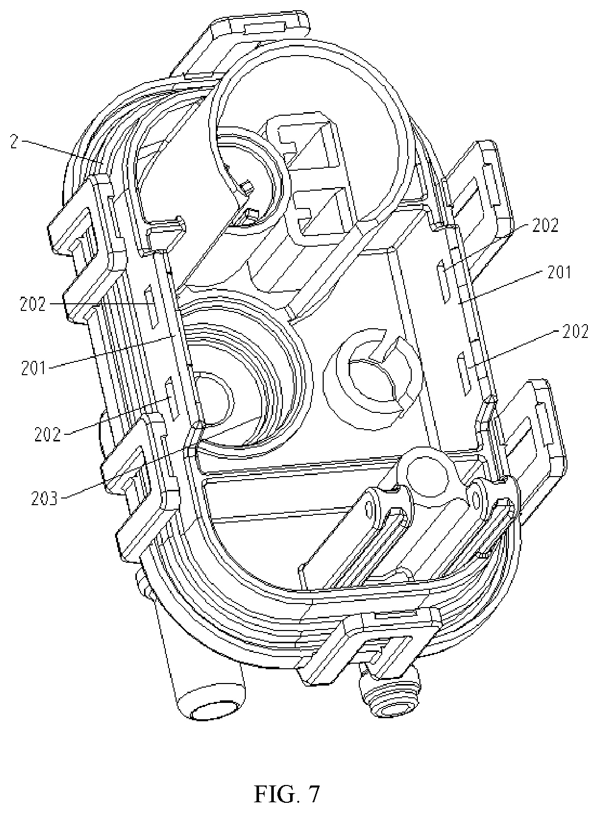 Patent US11773836 Figure 7 – External fuel pump and valve seat for the fuel pump