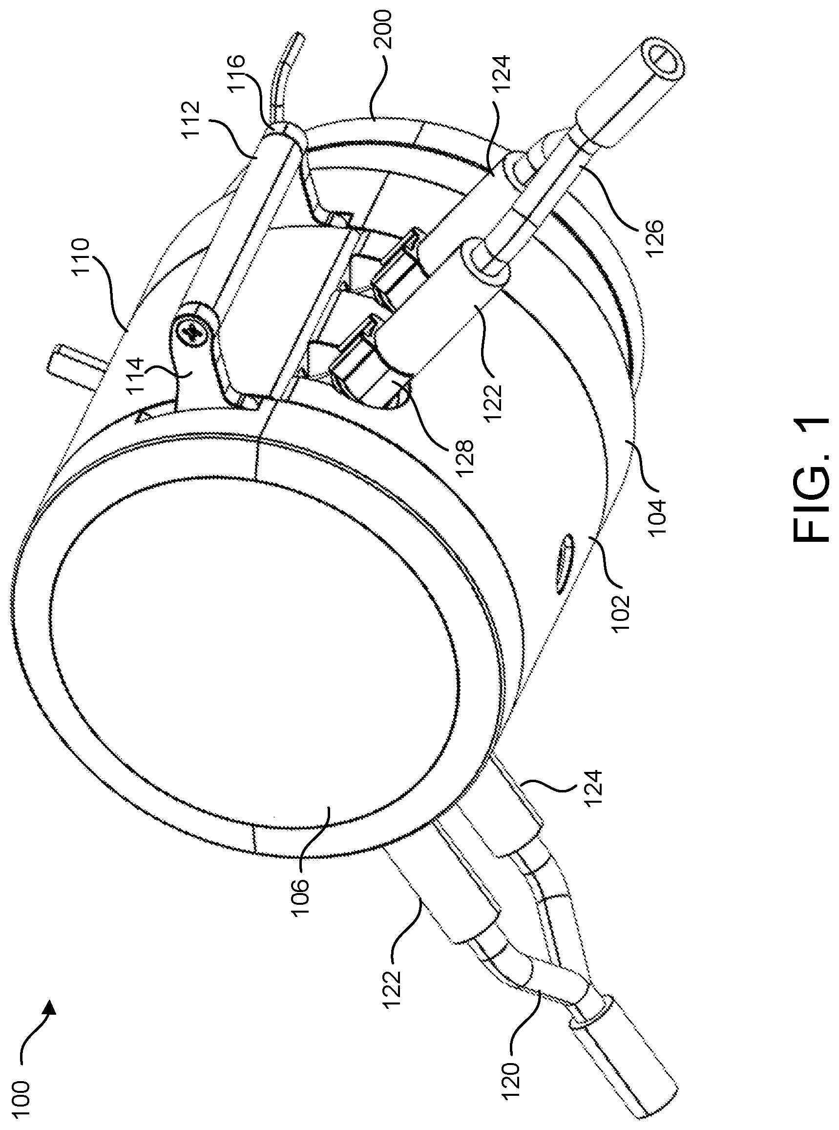 Patent US11773839 Figure 1 – Multi-roller peristaltic pump head