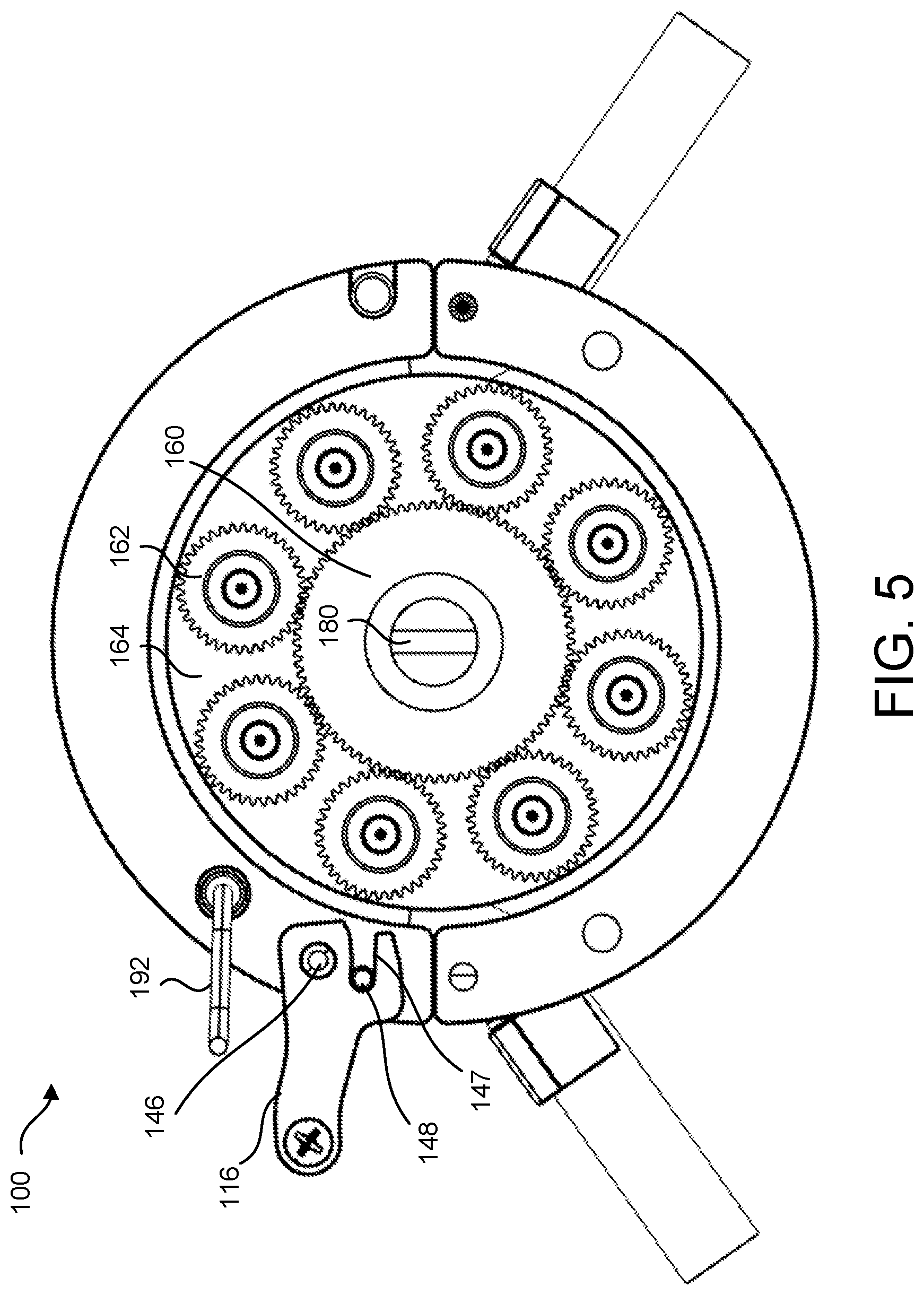 Patent US11773839 Figure 5 – Multi-roller peristaltic pump head