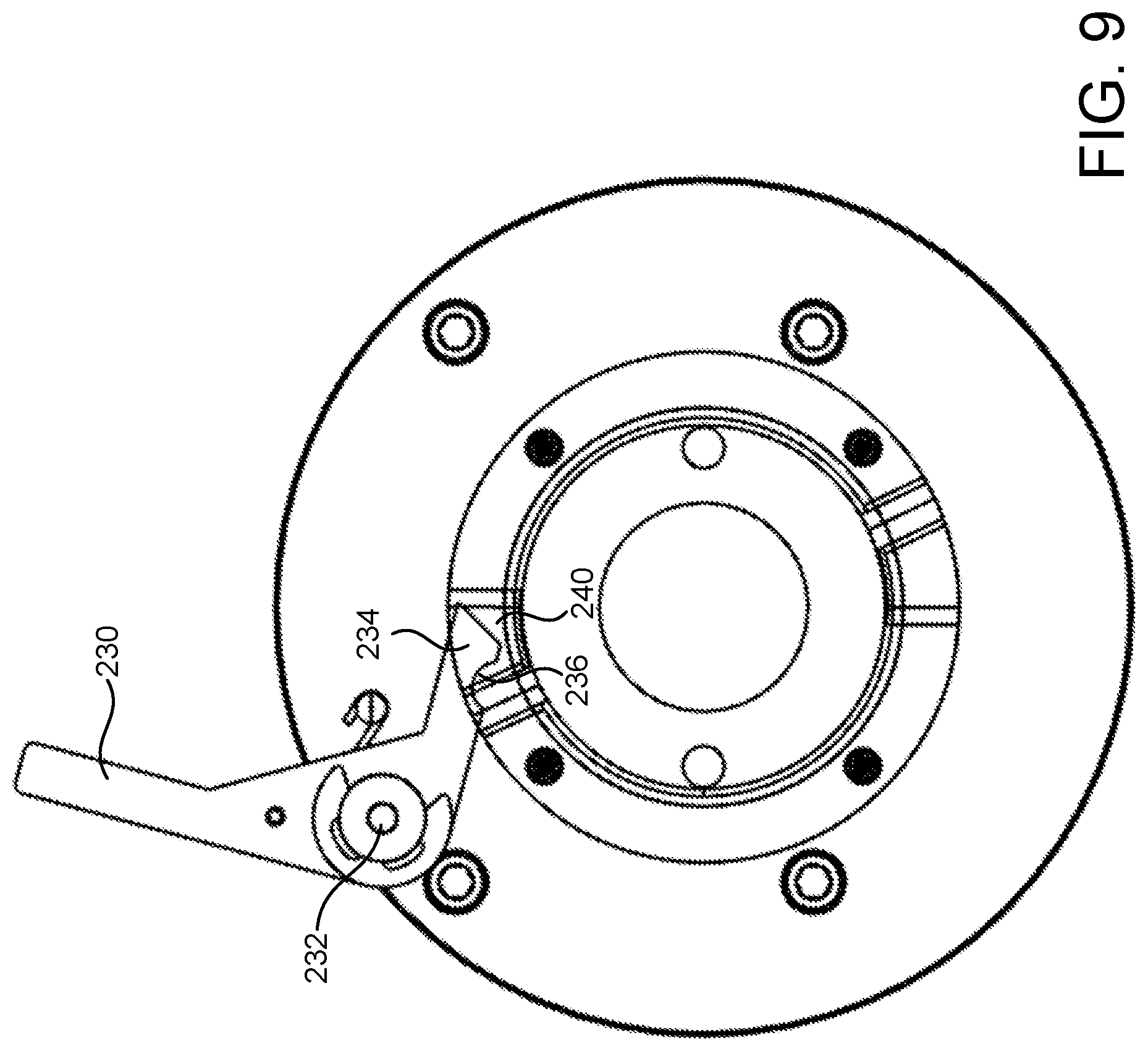 Patent US11773839 Figure 9 – Multi-roller peristaltic pump head