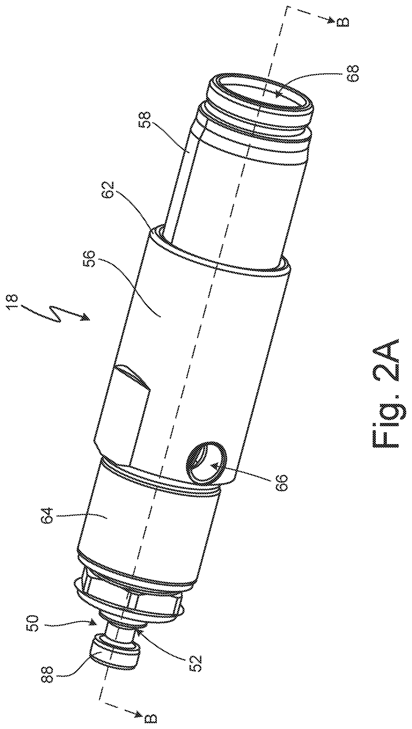 Patent US11773842 Figure 3 – Removable piston rod sleeve for fluid pump
