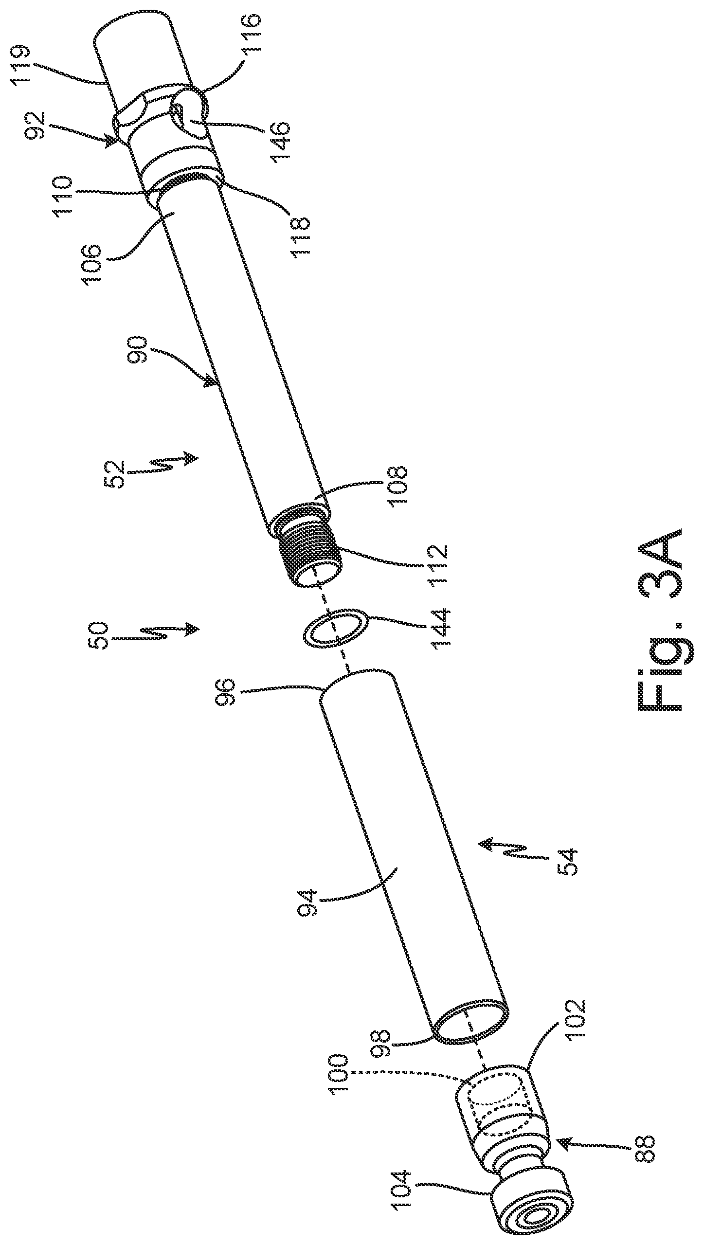 Patent US11773842 Figure 5 – Removable piston rod sleeve for fluid pump