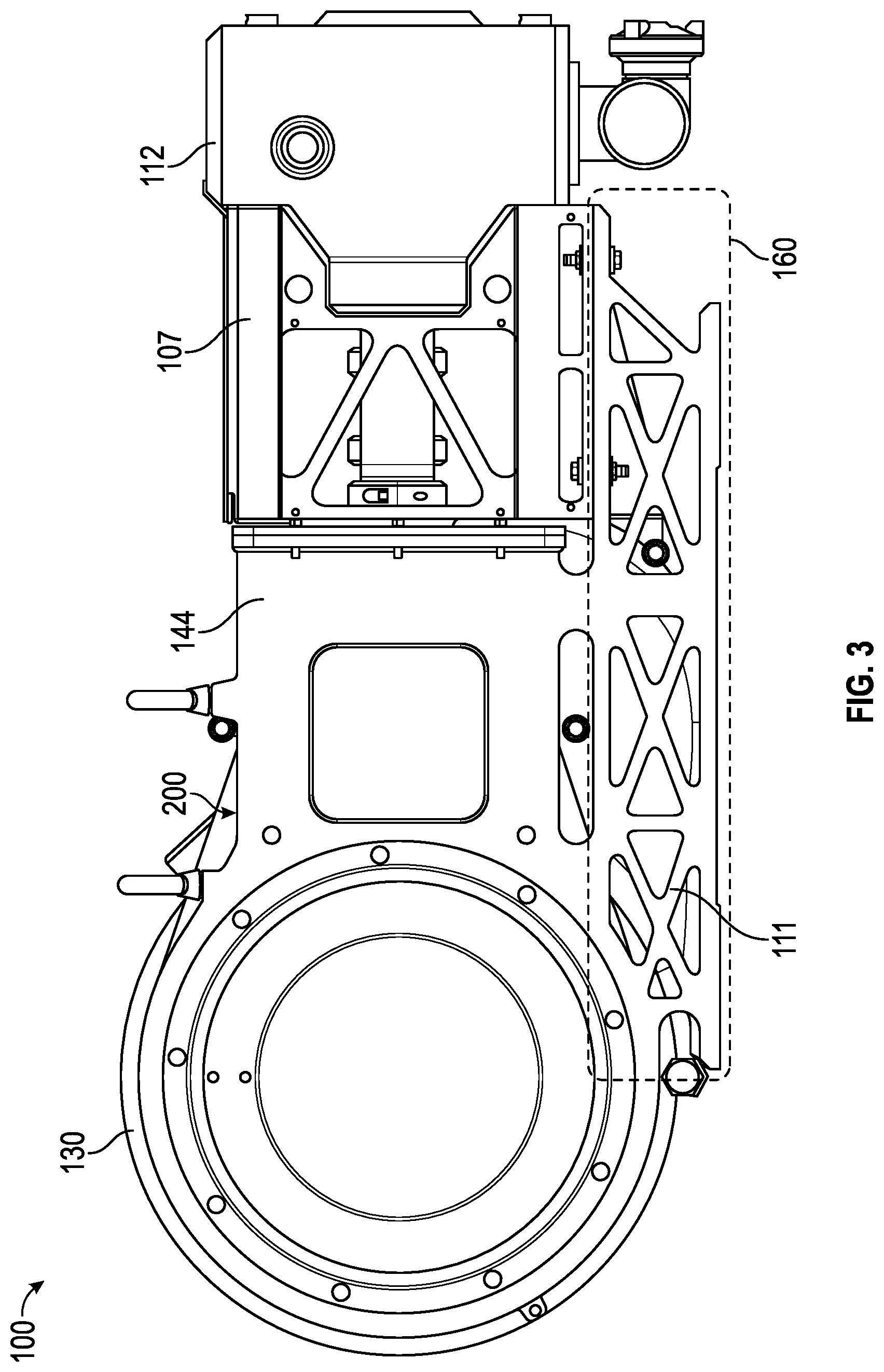 Patent US11773843 Figure 3 – Integral reciprocating pump structure supporting spacer section
