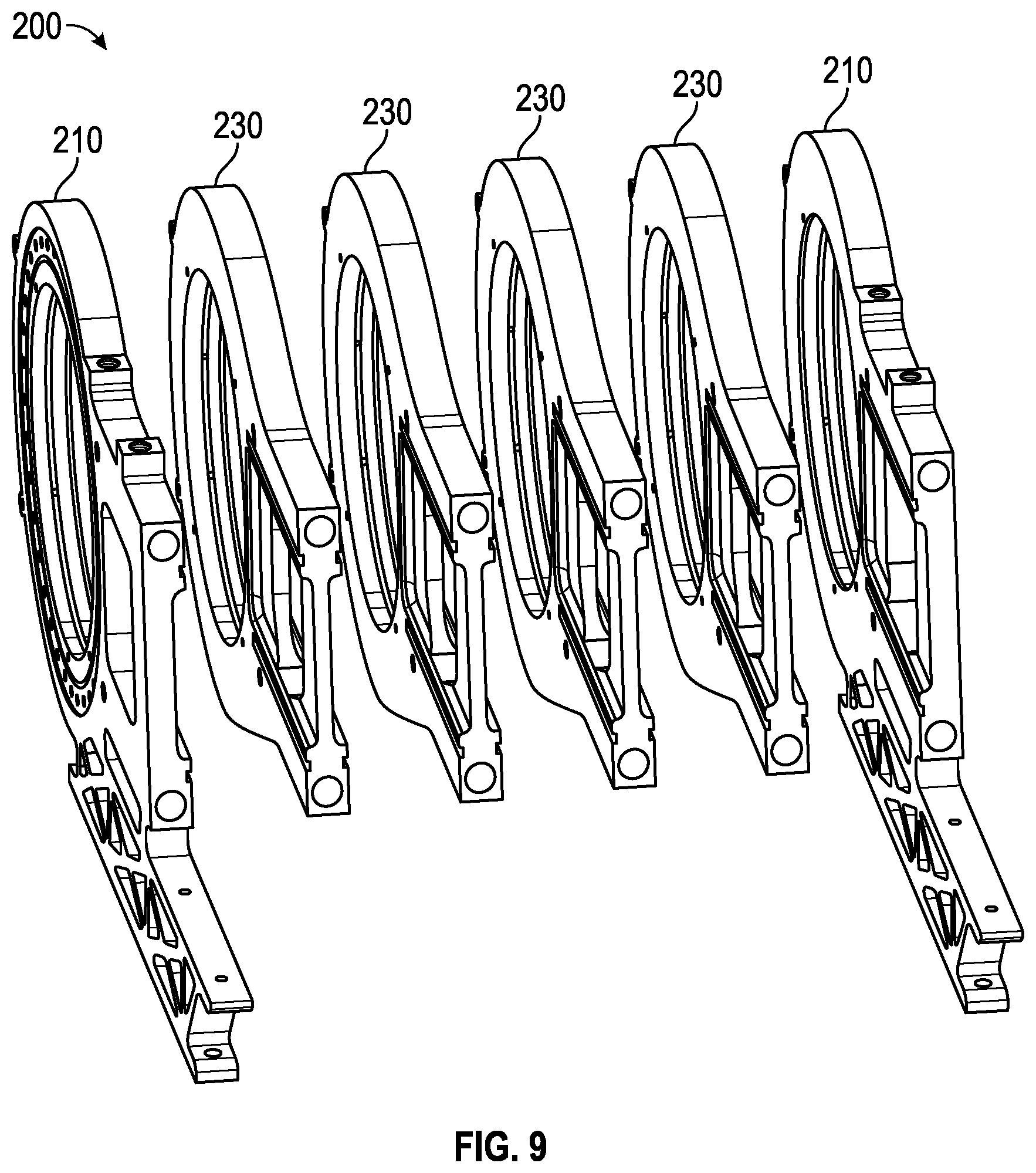 Patent US11773843 Figure 7 – Integral reciprocating pump structure supporting spacer section