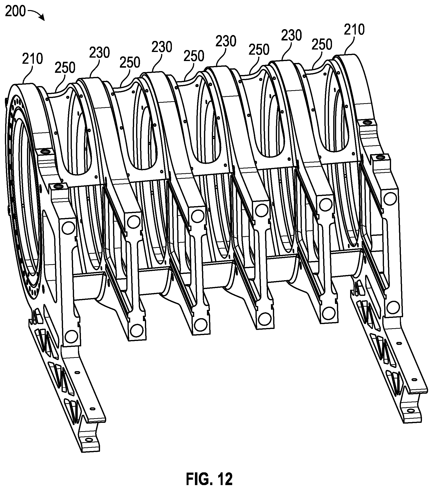 Patent US11773843 Figure 9 – Integral reciprocating pump structure supporting spacer section