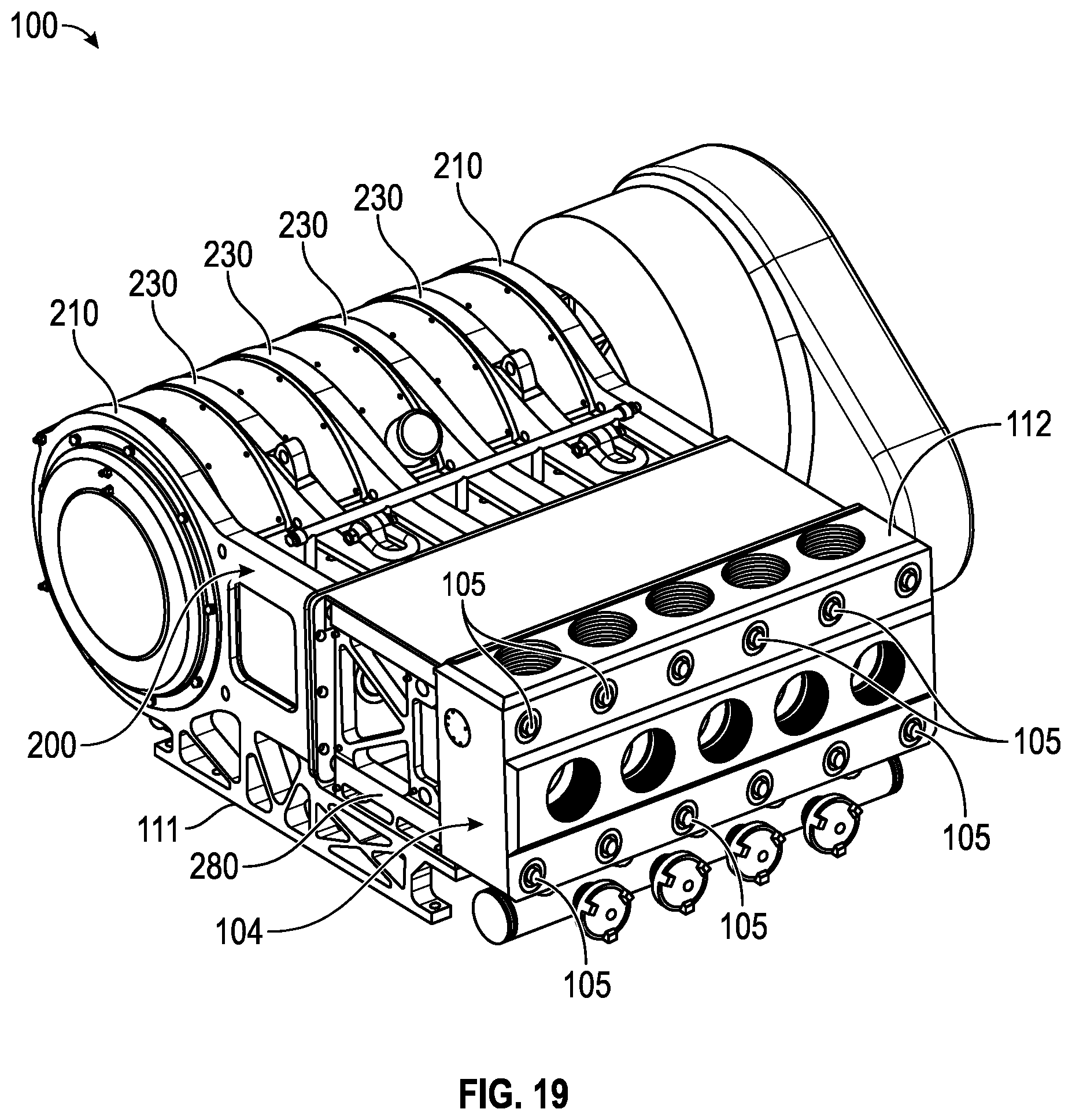Patent US11773843 Figure 13 – Integral reciprocating pump structure supporting spacer section