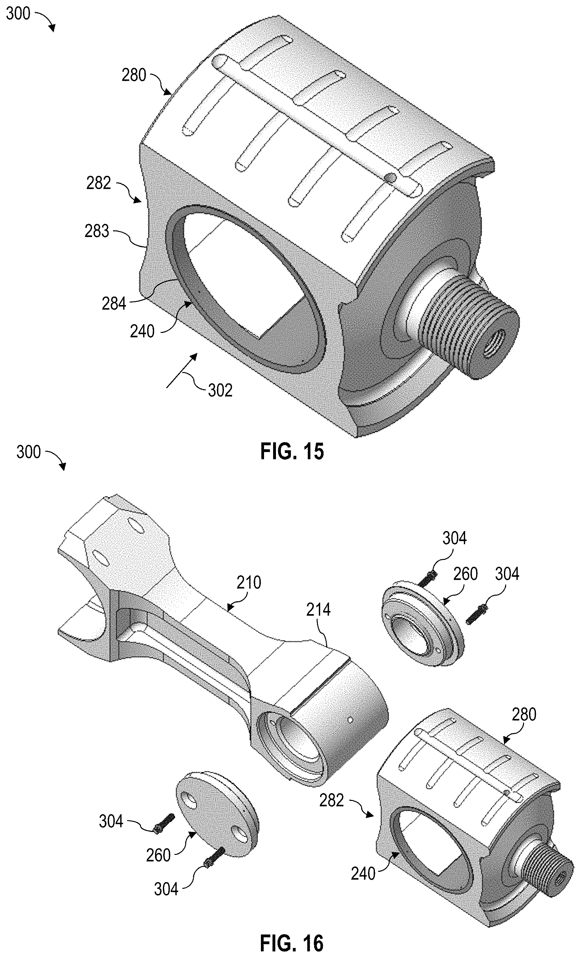 Patent US11773844 Figure 8 – Reciprocating pump trunnions connecting crosshead and connecting rod