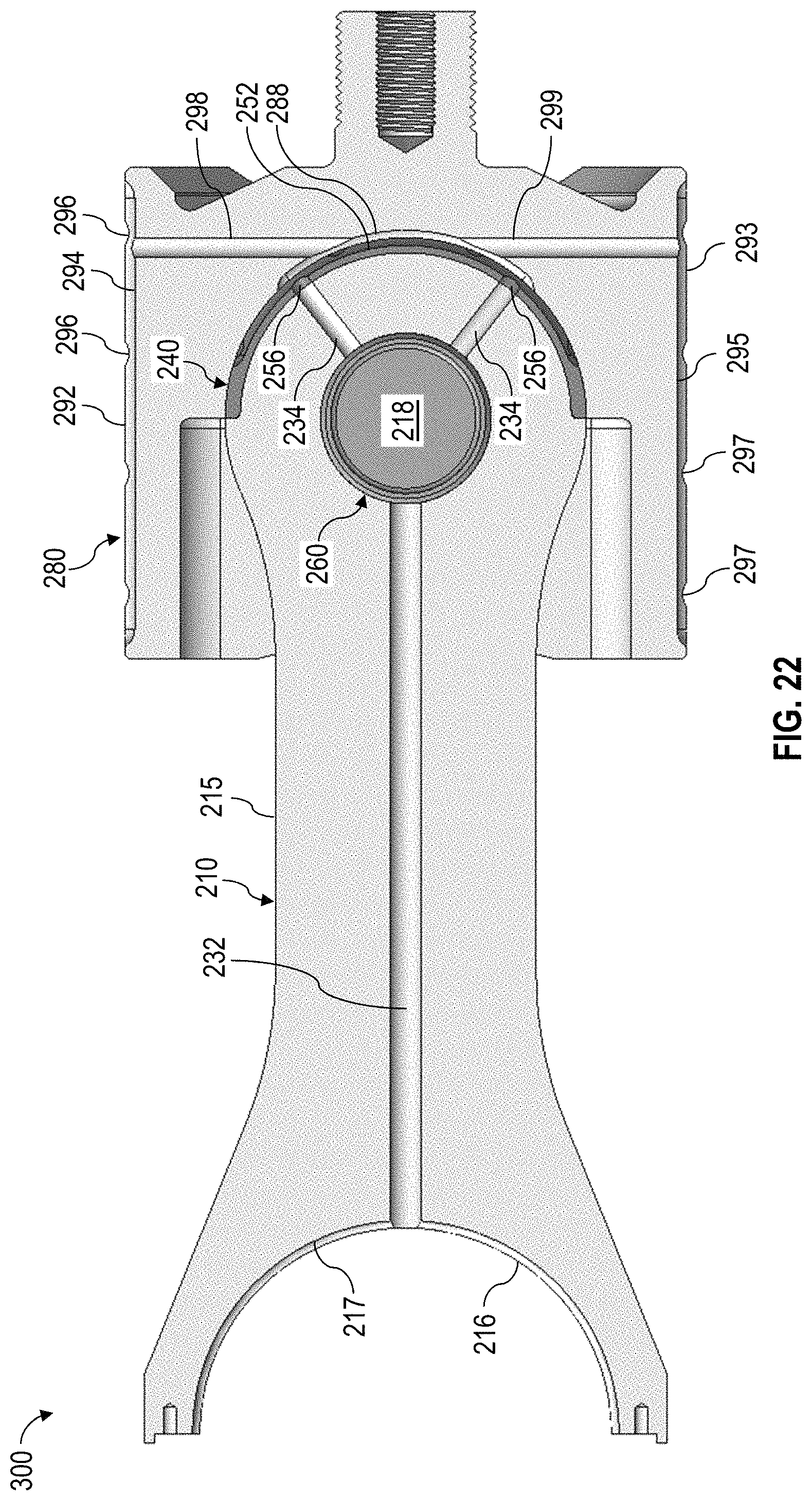 Patent US11773844 Figure 12 – Reciprocating pump trunnions connecting crosshead and connecting rod