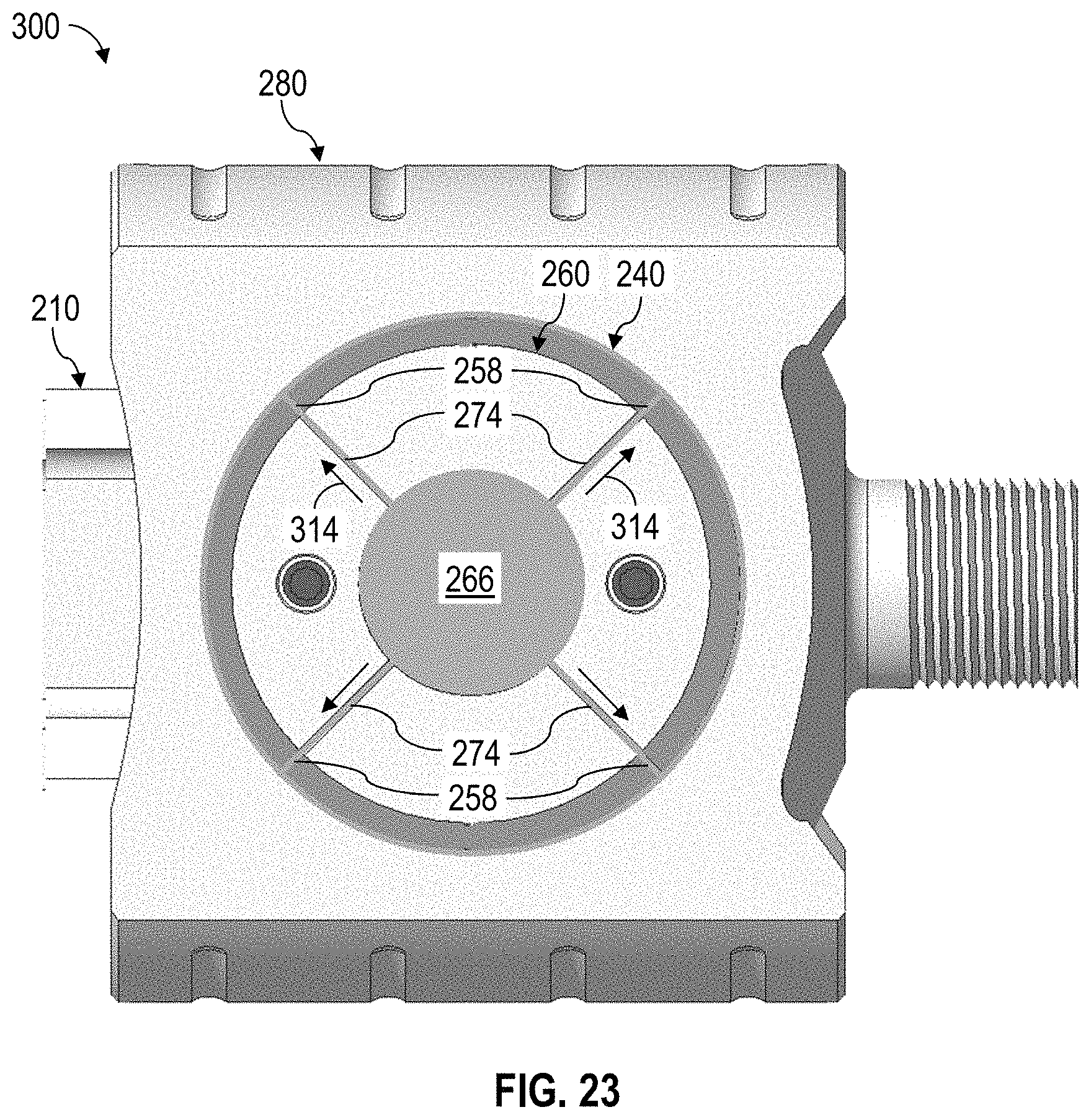 Patent US11773844 Figure 13 – Reciprocating pump trunnions connecting crosshead and connecting rod