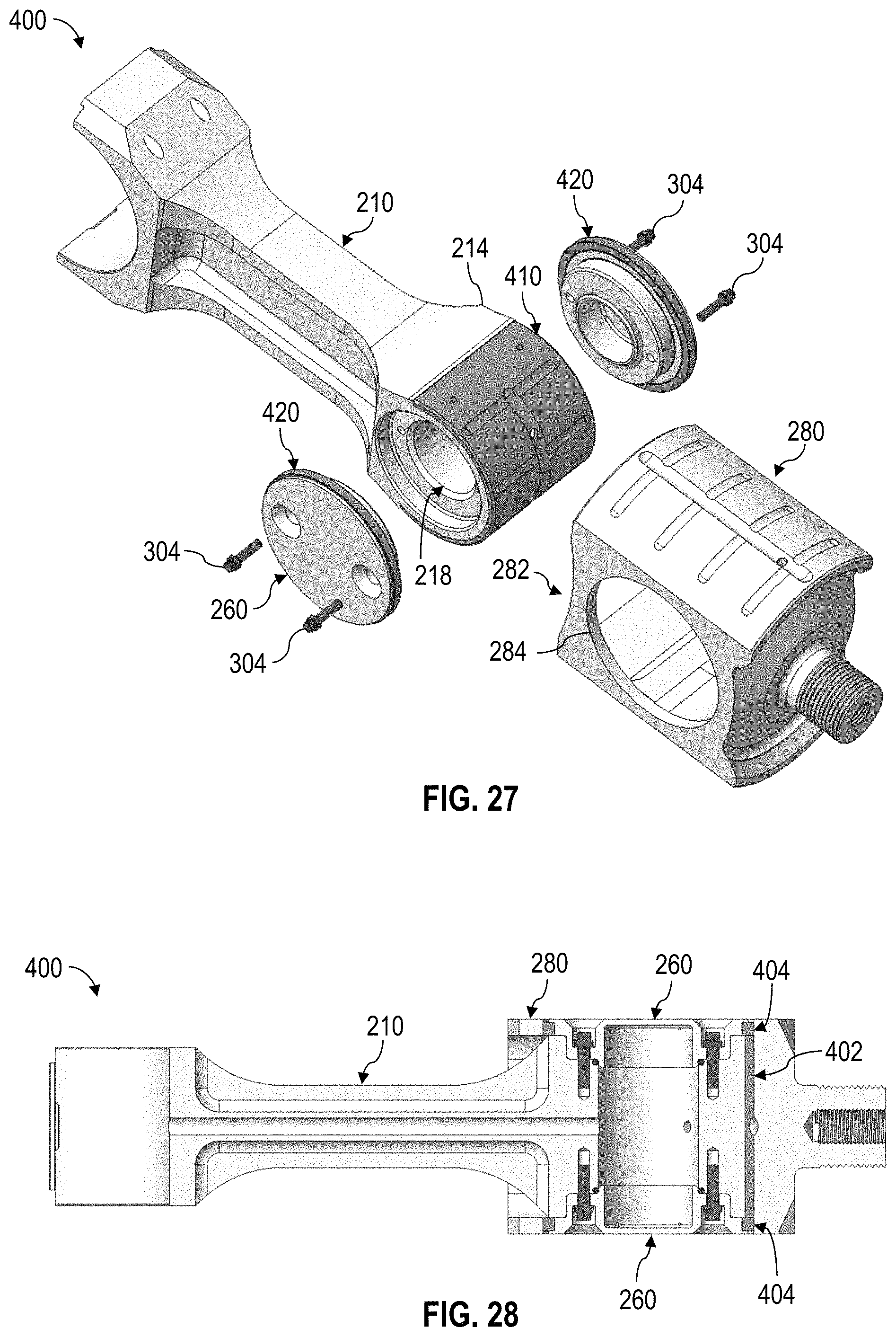 Patent US11773844 Figure 16 – Reciprocating pump trunnions connecting crosshead and connecting rod