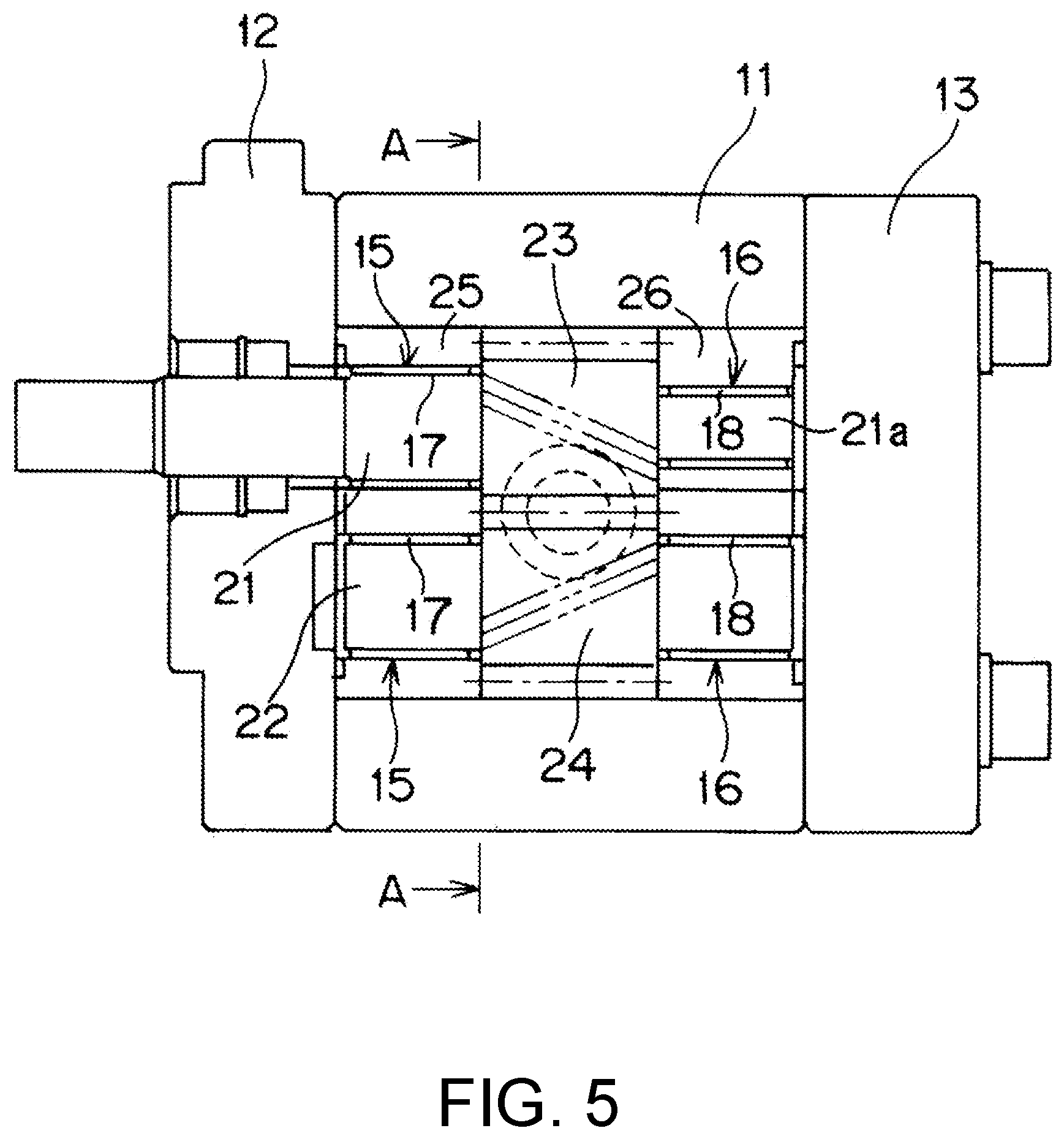 Patent US11773845 Figure 5 – Helical gear pump and helical gear motor