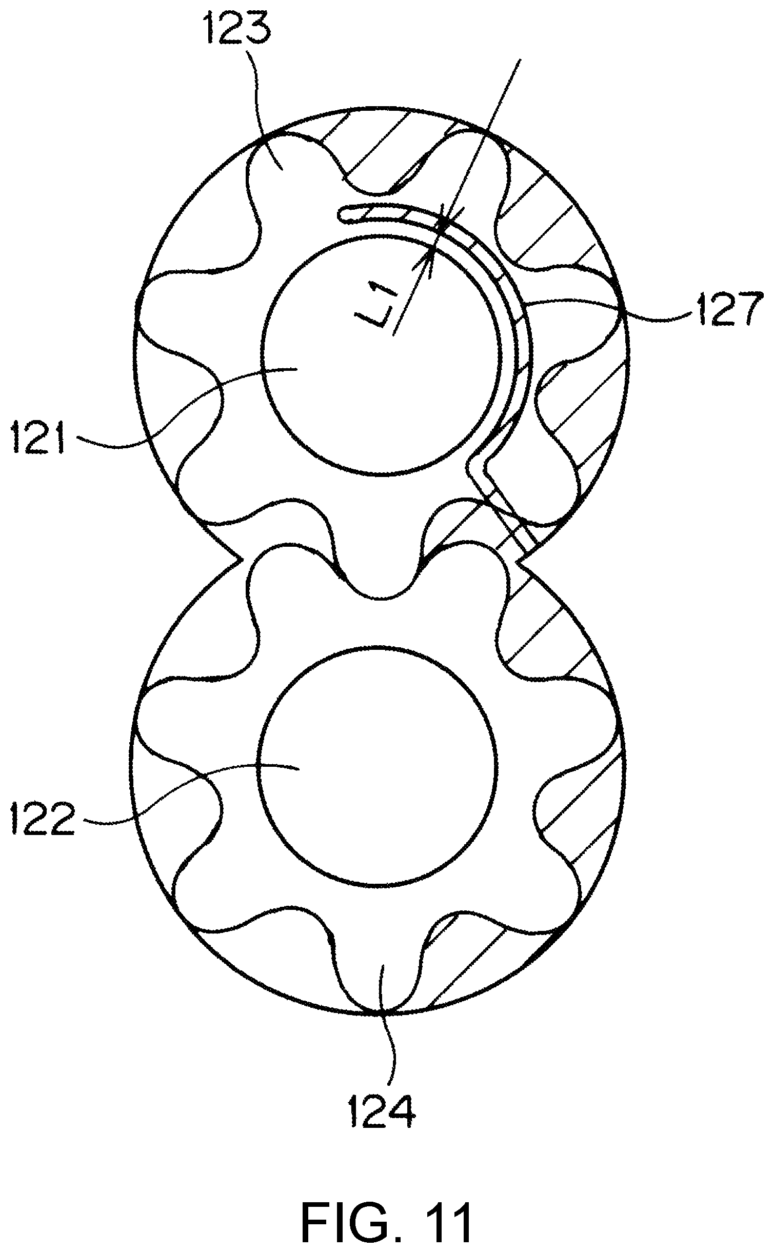 Patent US11773845 Figure 11 – Helical gear pump and helical gear motor