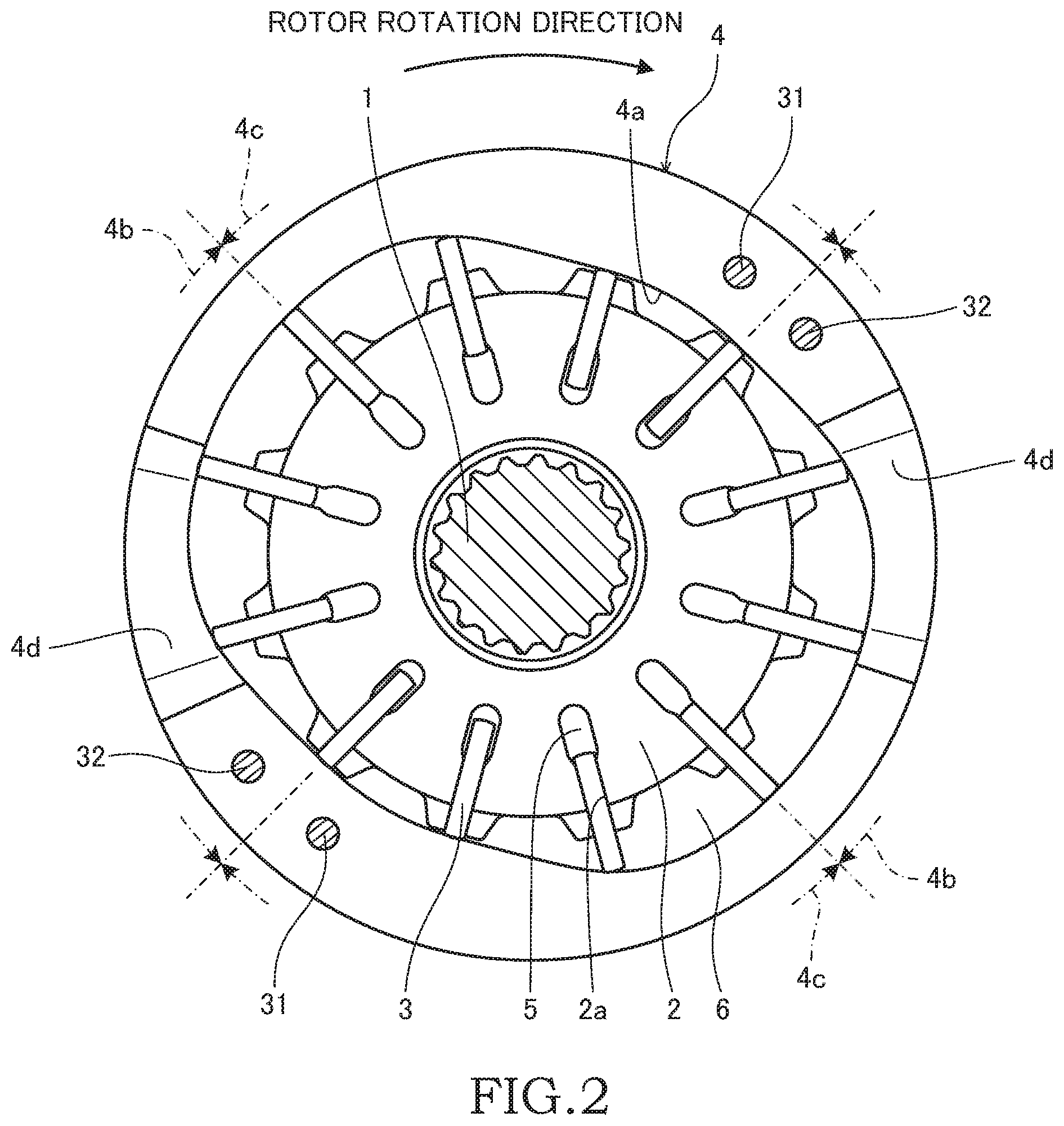Patent US11773848 Figure 2 – Cartridge vane pump and pump device including same