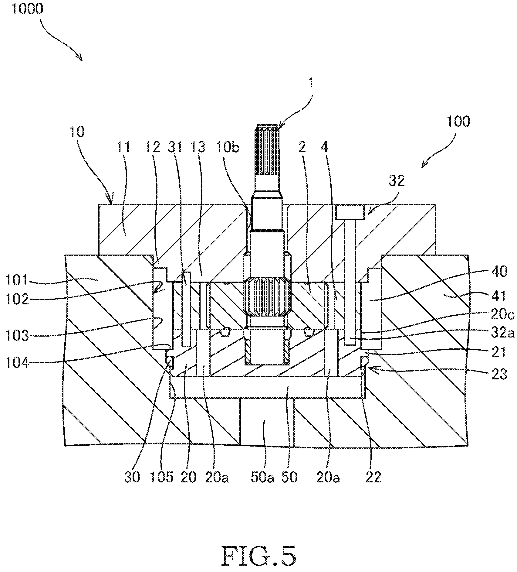 Patent US11773848 Figure 5 – Cartridge vane pump and pump device including same