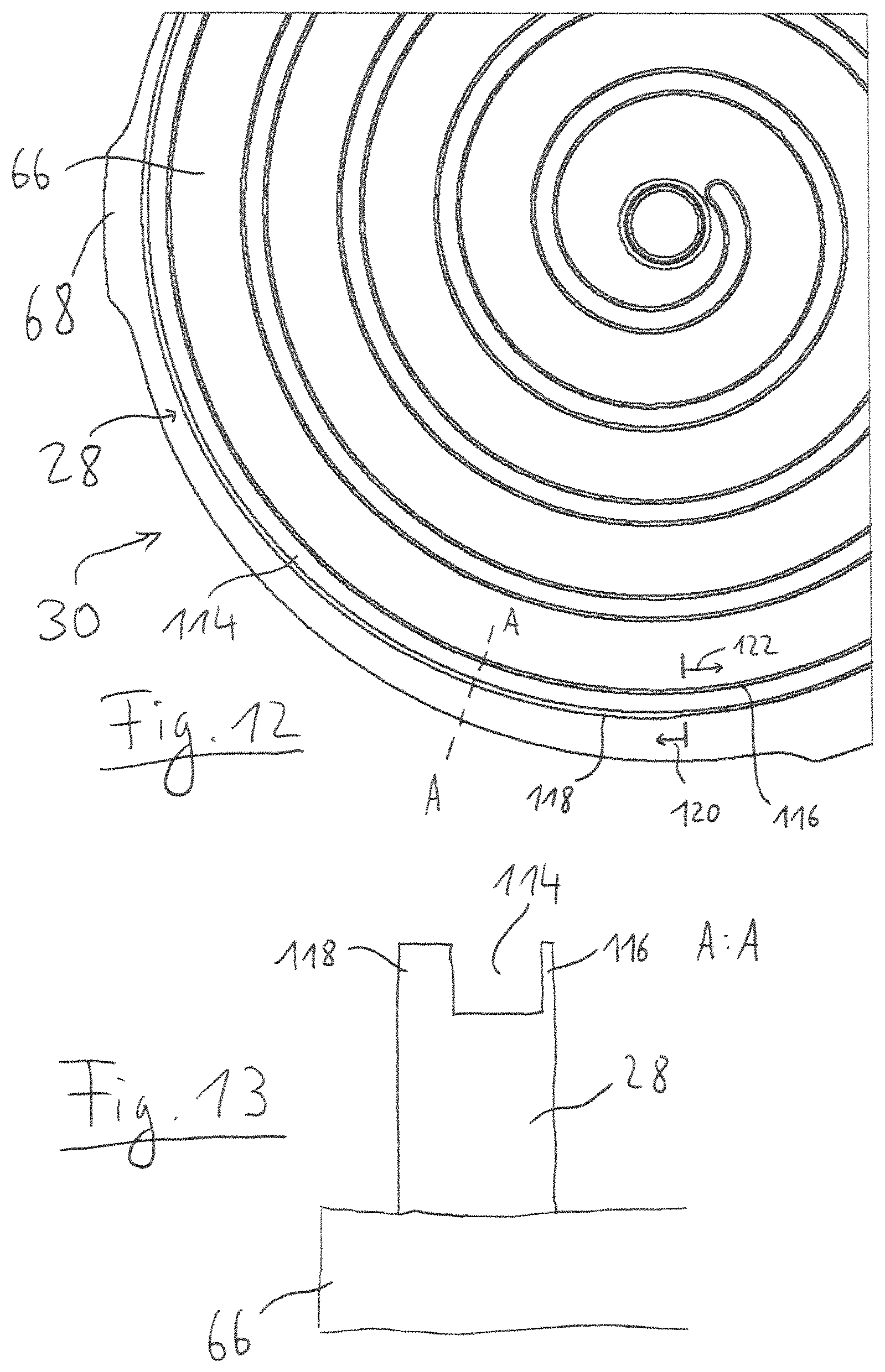 Patent US11773849 Figure 9 – Vacuum pump, scroll pump, and manufacturing method for such