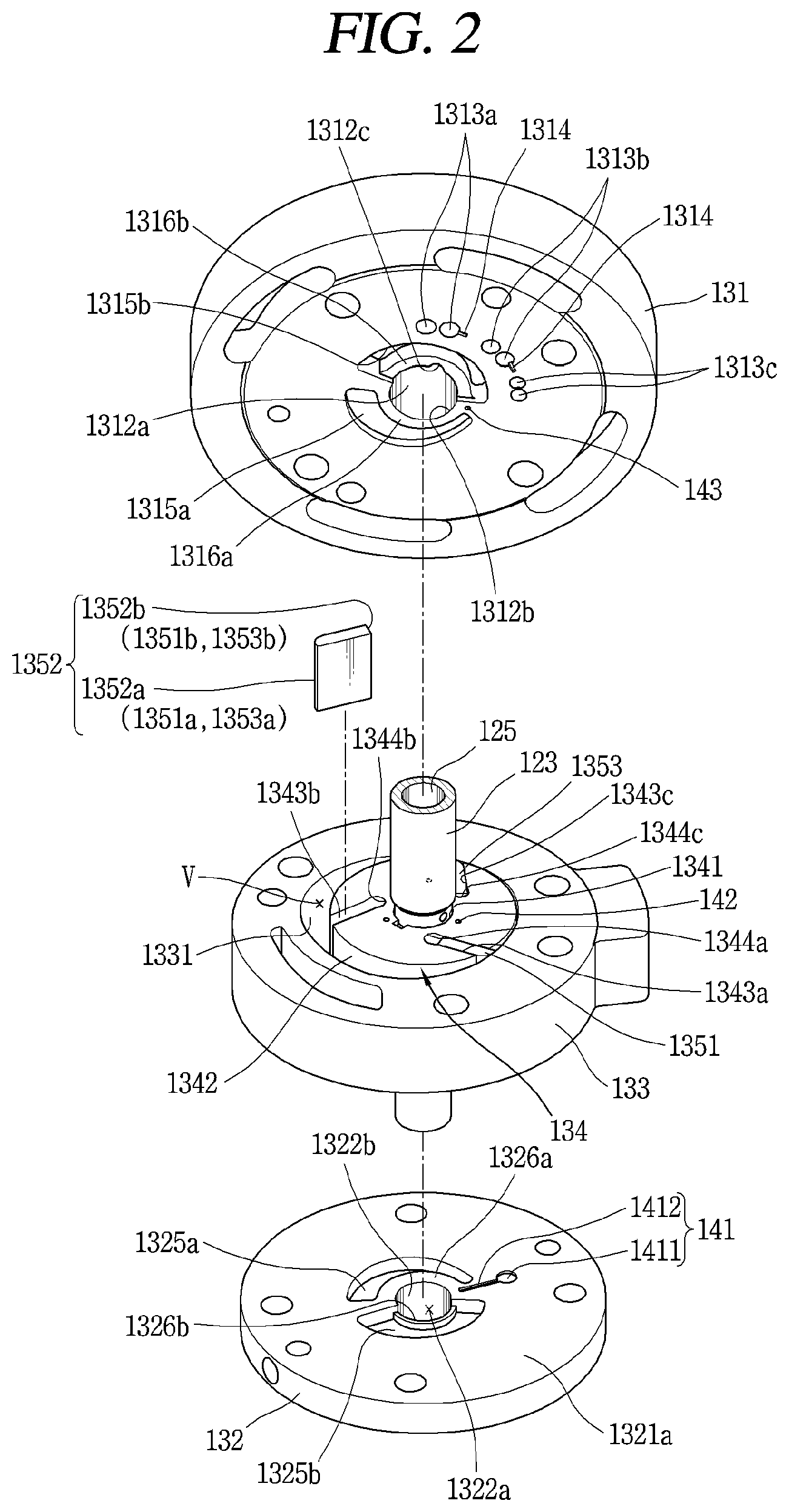 Patent US11773854 Figure 2 – Rotary compressor