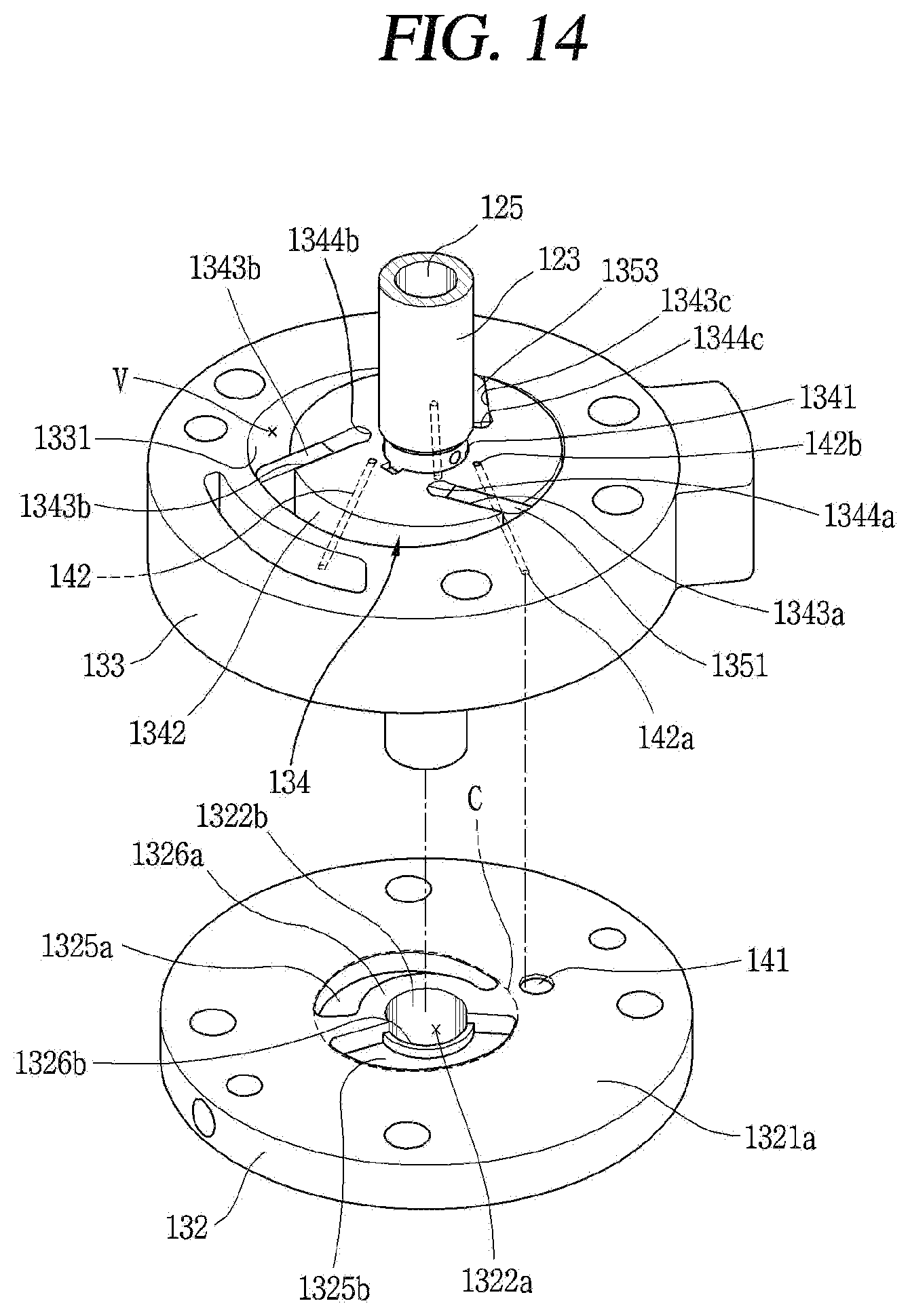 Patent US11773854 Figure 15 – Rotary compressor