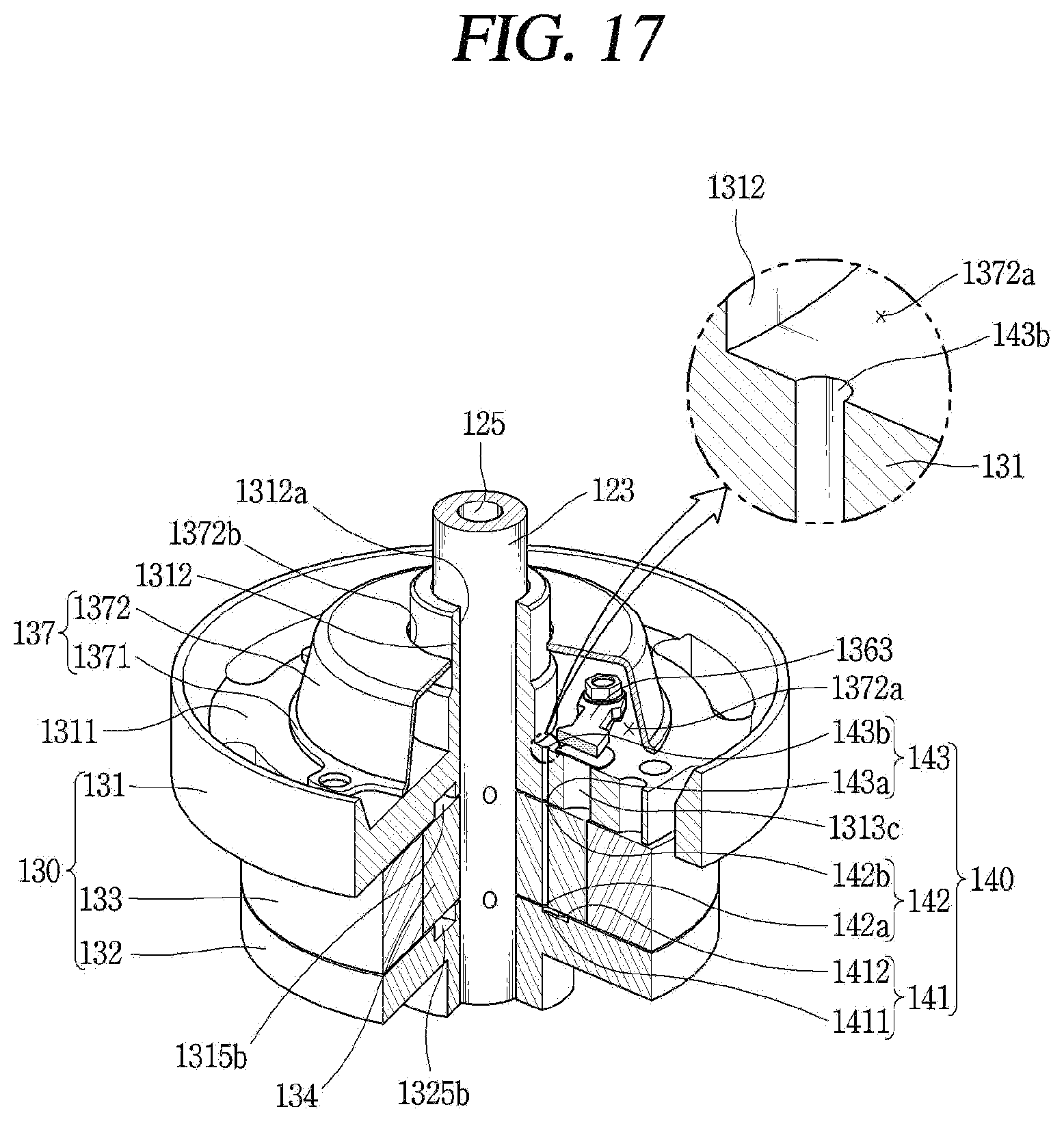Patent US11773854 Figure 18 – Rotary compressor