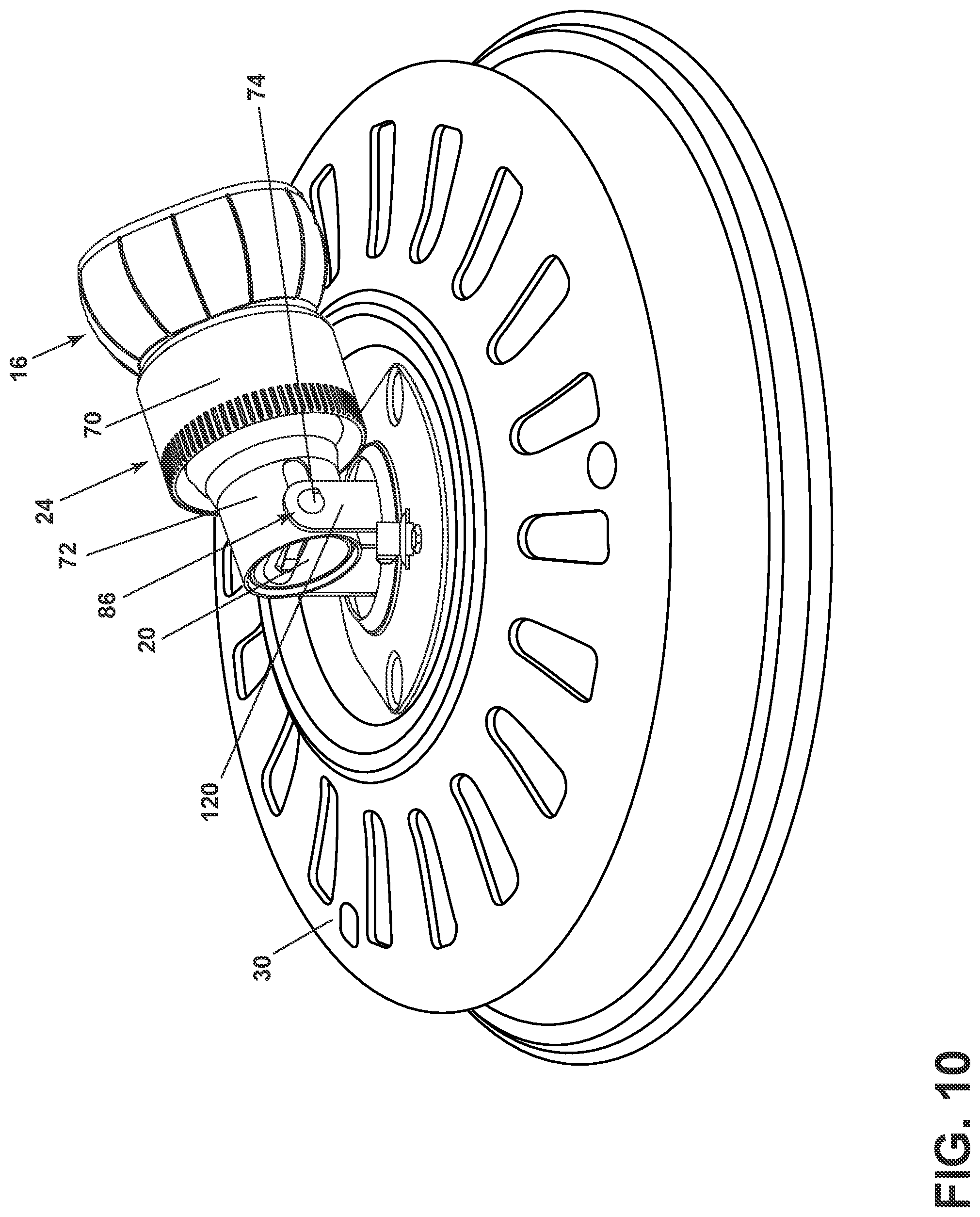 Patent US11773858 Figure 10 – Ceiling fan motor adapter