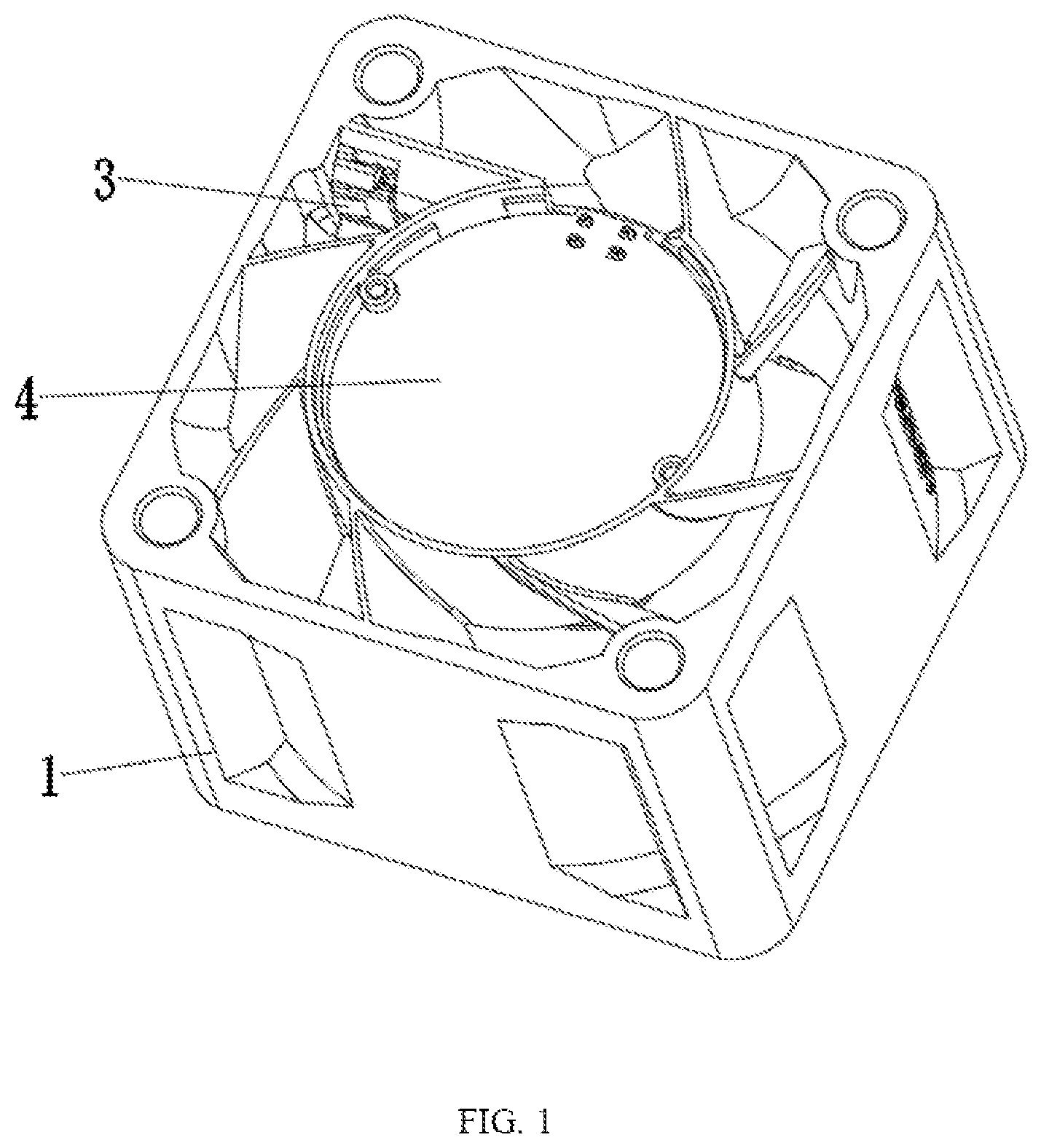 Patent US11773867 Figure 1 – Fan frame