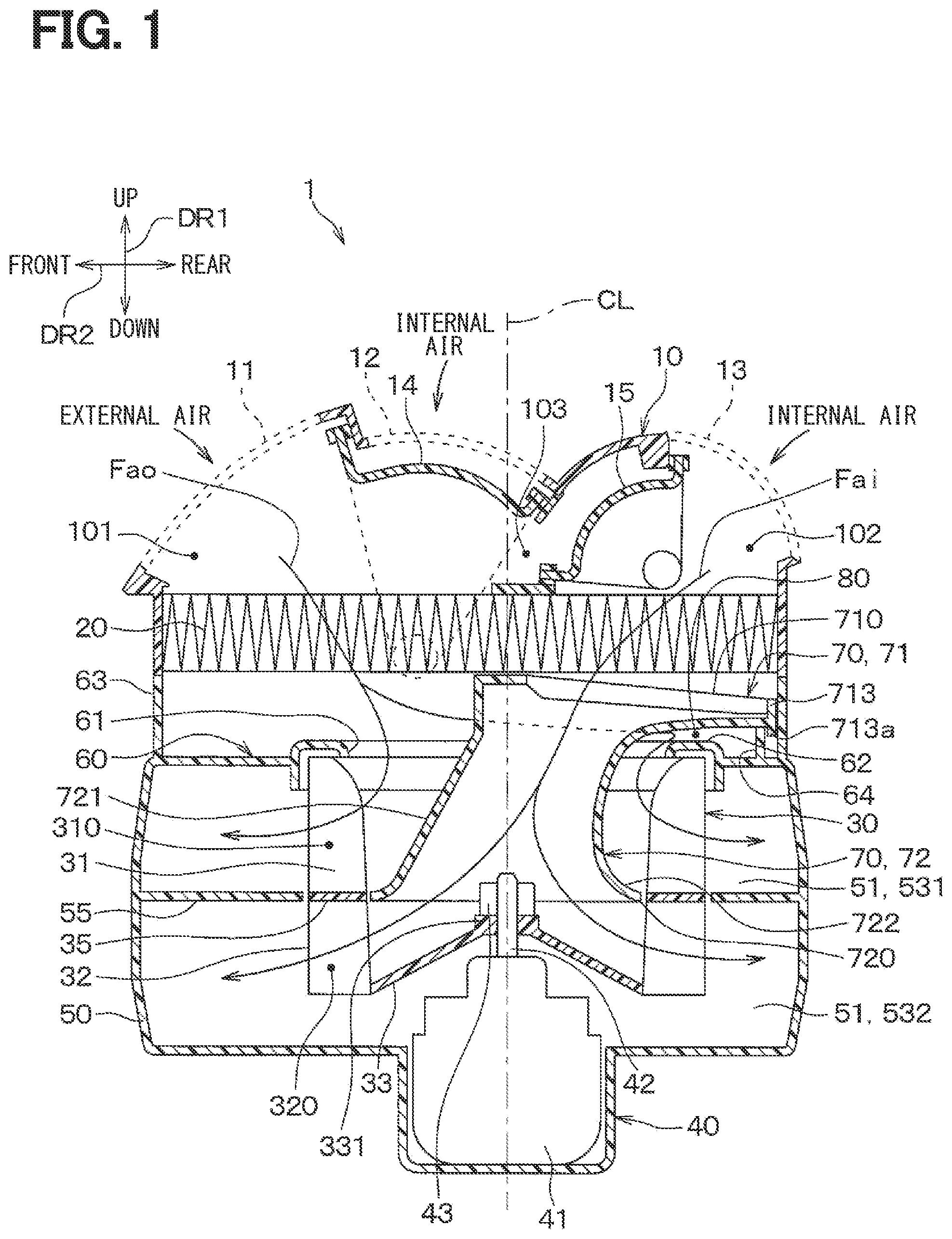 Patent US11773868 Figure 1 – Blower
