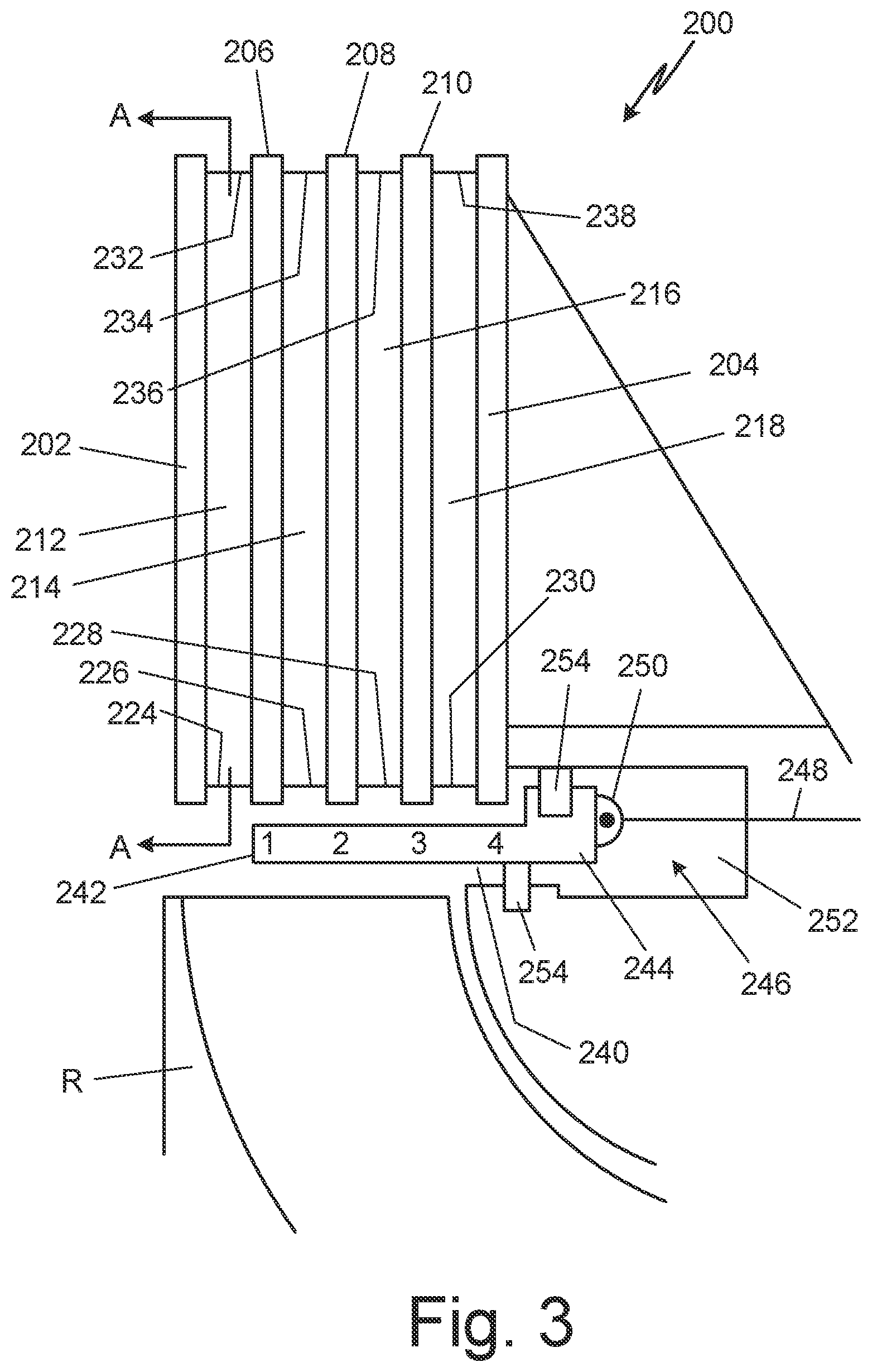 Patent US11773870 Figure 4 – Variable channel diffuser