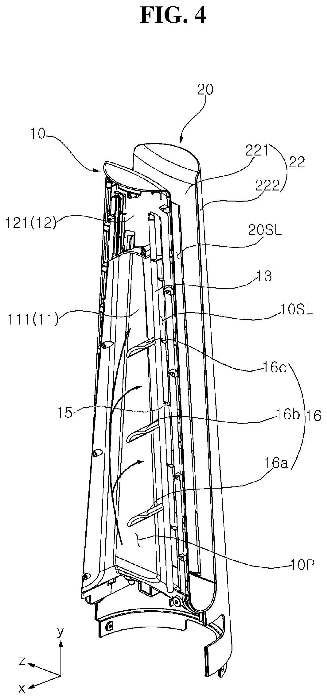 Patent US11773871 Figure 4 – Blower