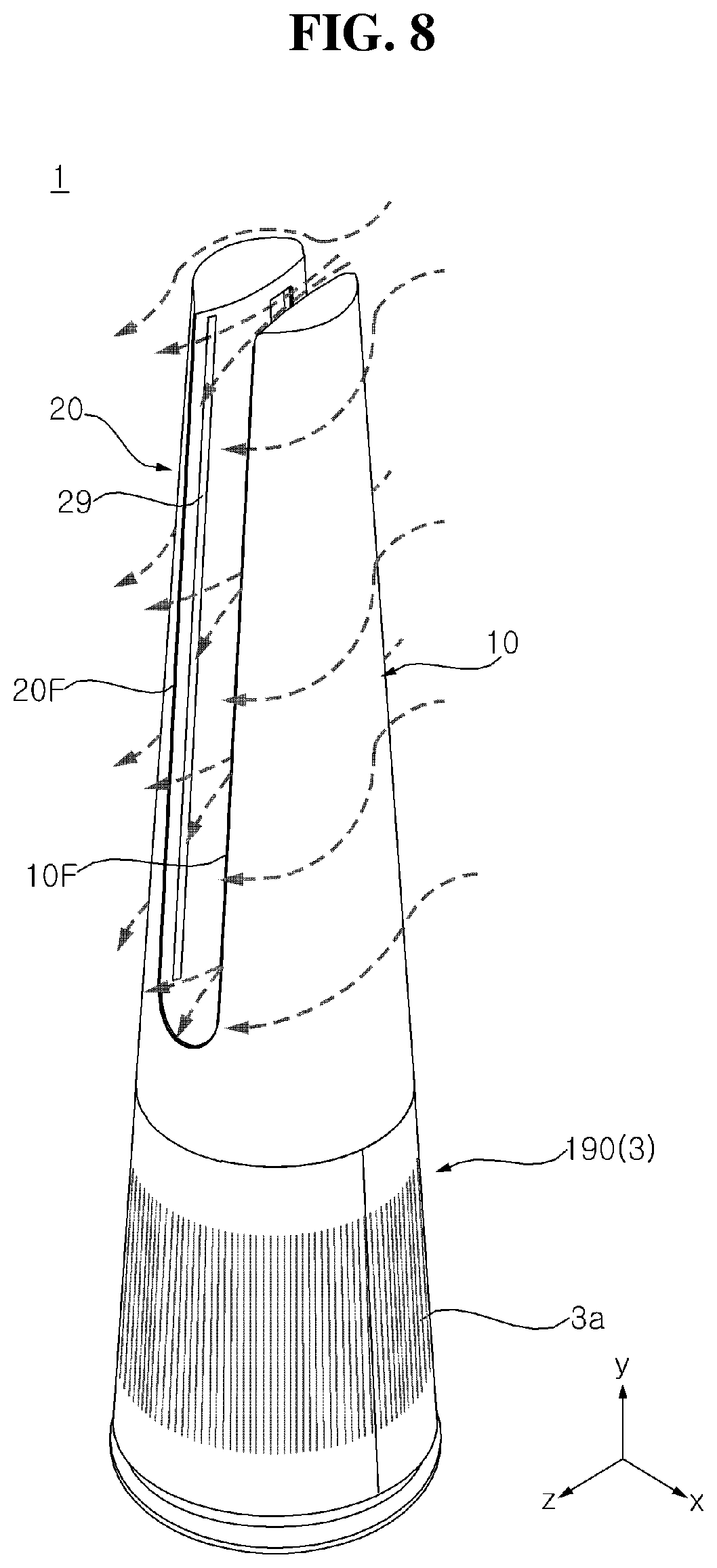 Patent US11773871 Figure 8 – Blower
