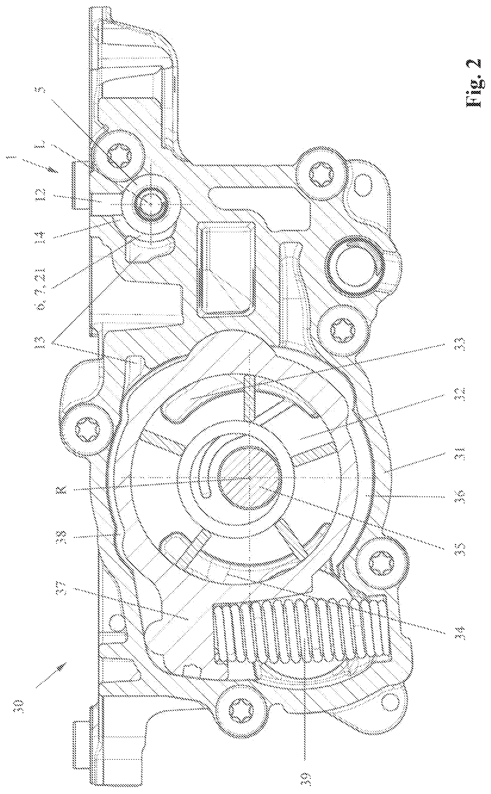 Patent US11773876 Figure 2 – Control valve with optimized cross-section