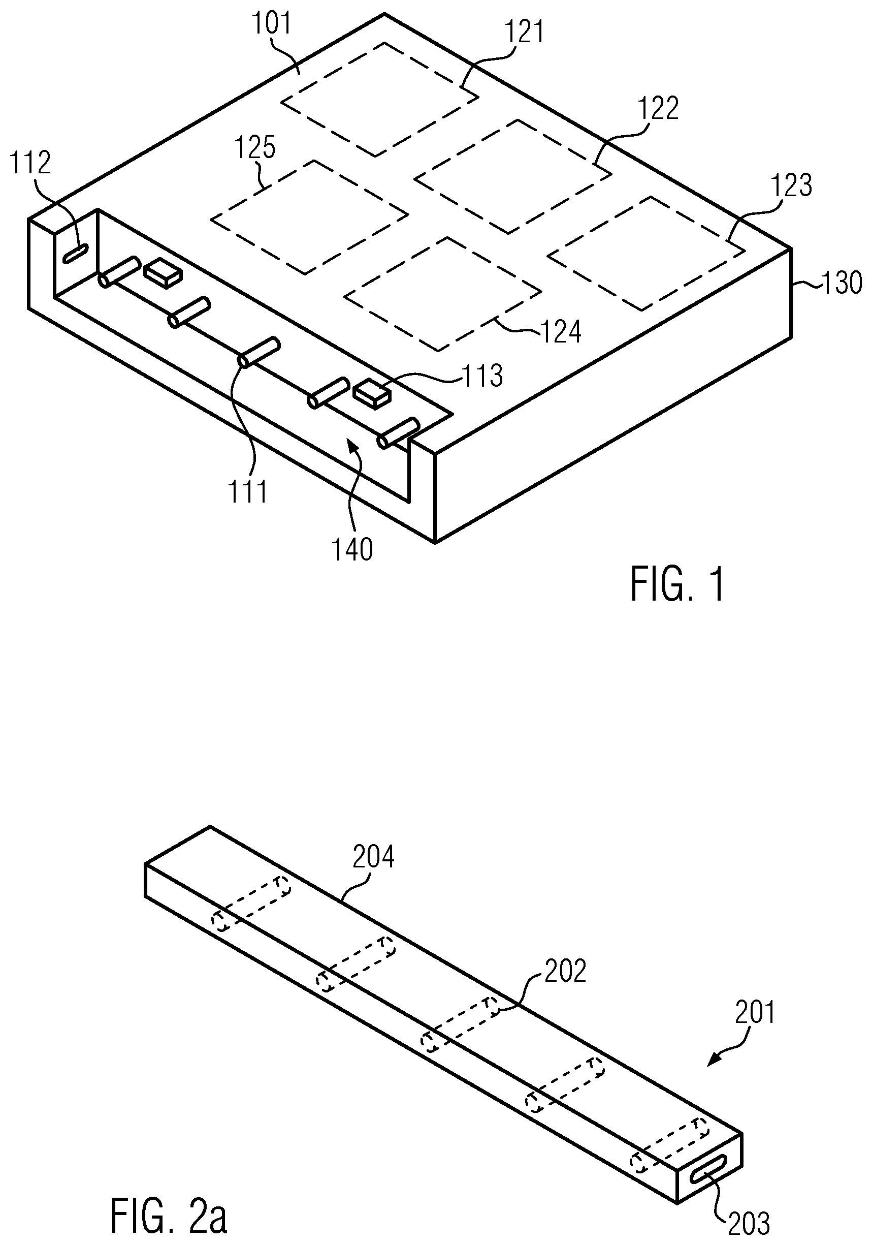 Patent US11773877 Figure 1 – Connecting element and supply block for a valve array