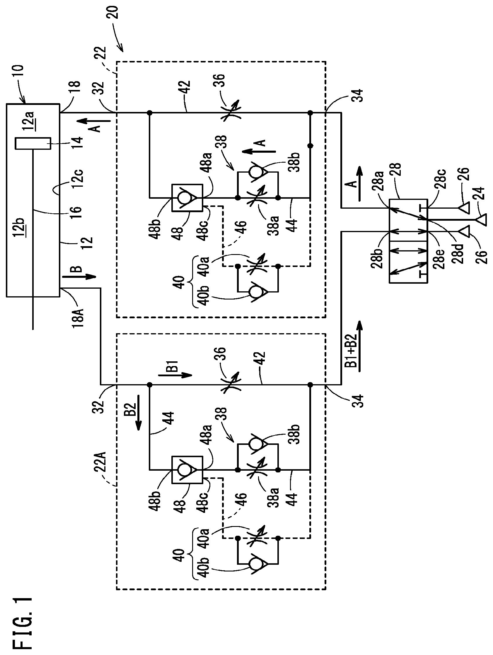 Patent US11773879 Figure 1 – Flow rate controller and drive device equipped with same
