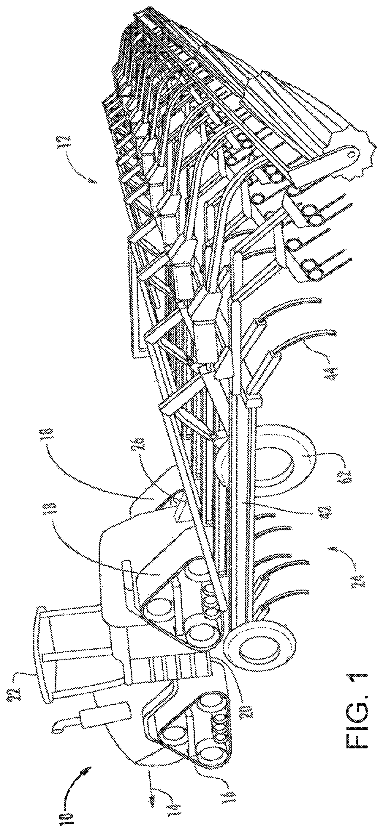 Patent US11773881 Figure 1 – Hydraulic system with electronic identifiers
