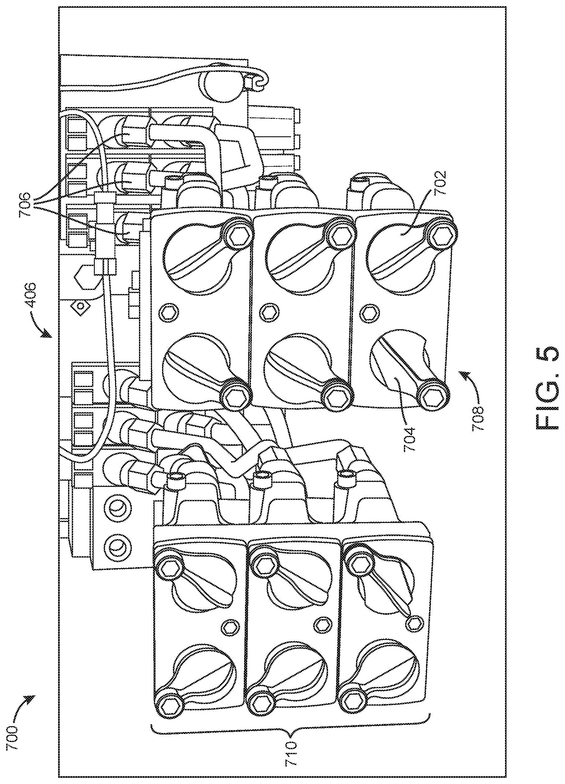 Patent US11773881 Figure 7 – Hydraulic system with electronic identifiers