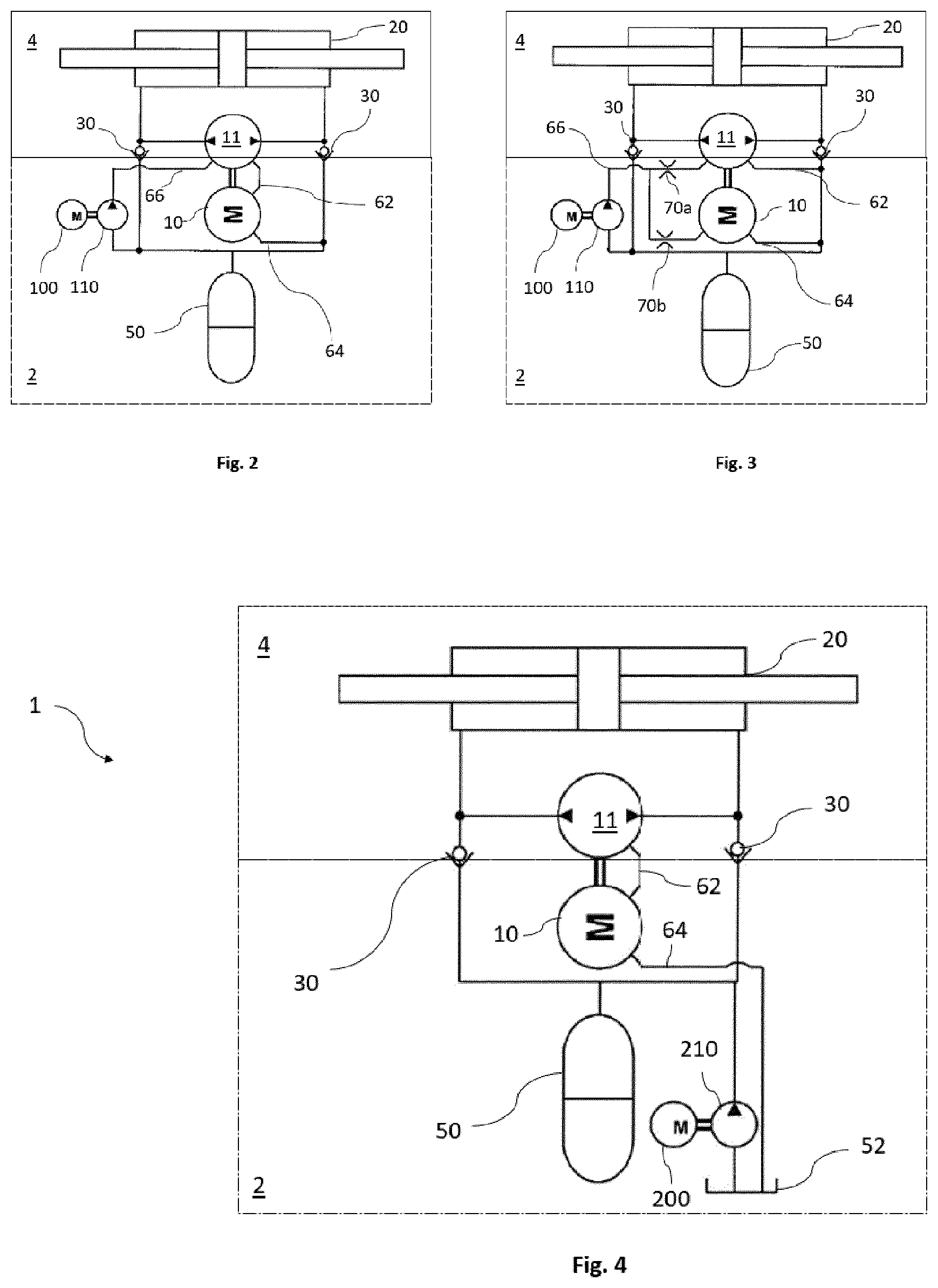 Patent US11773882 Figure 2 – Motor cooling via hydraulic fluid