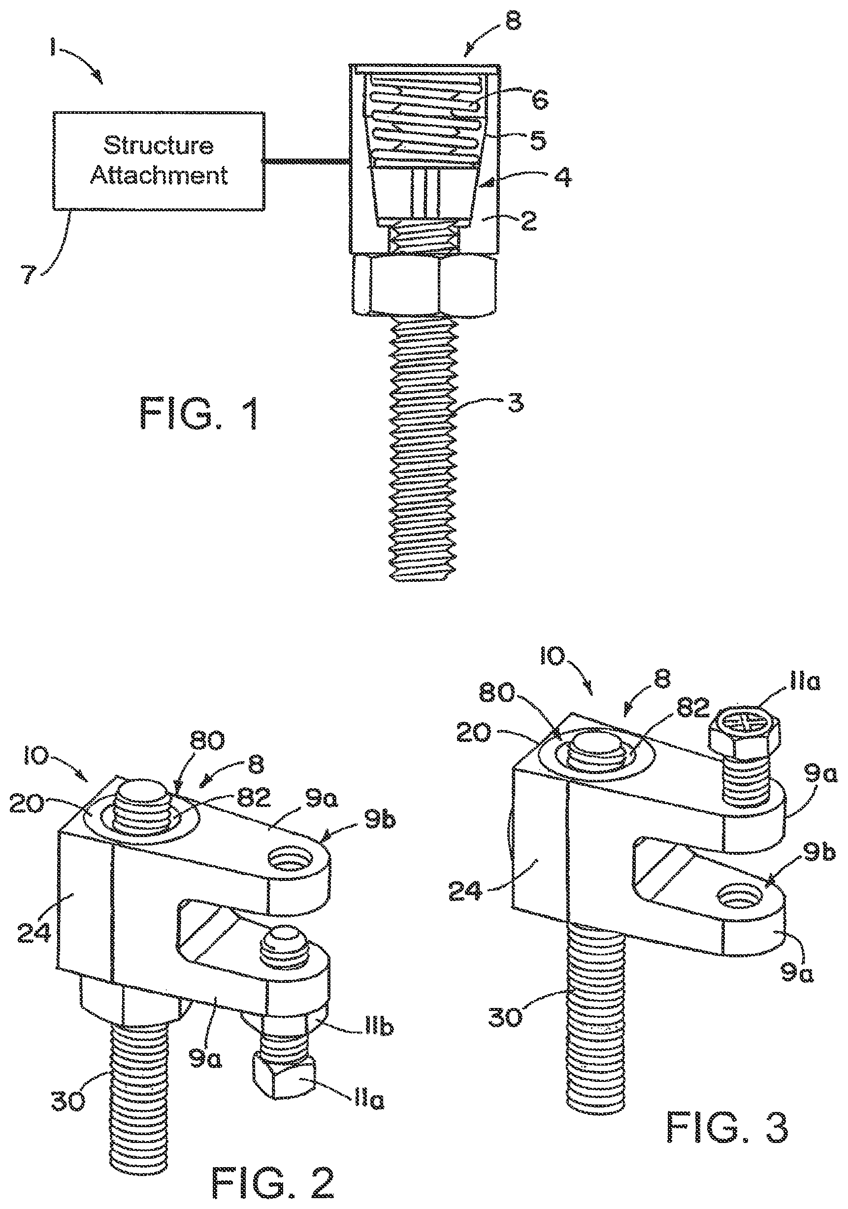 Patent US11773884 Figure 1 – Quick-threaded rod locking device and method