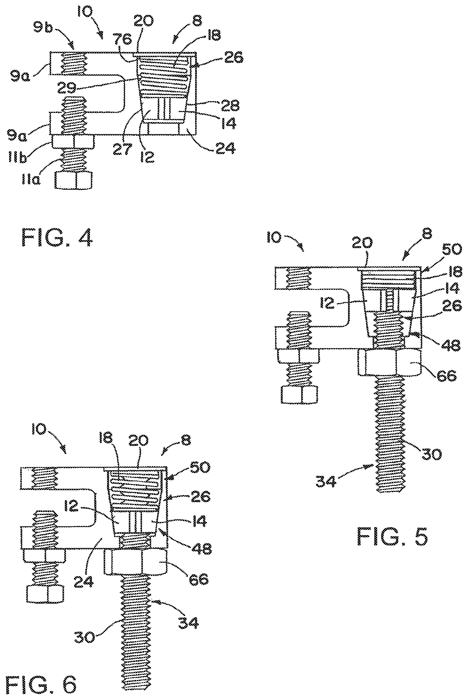 Patent US11773884 Figure 2 – Quick-threaded rod locking device and method