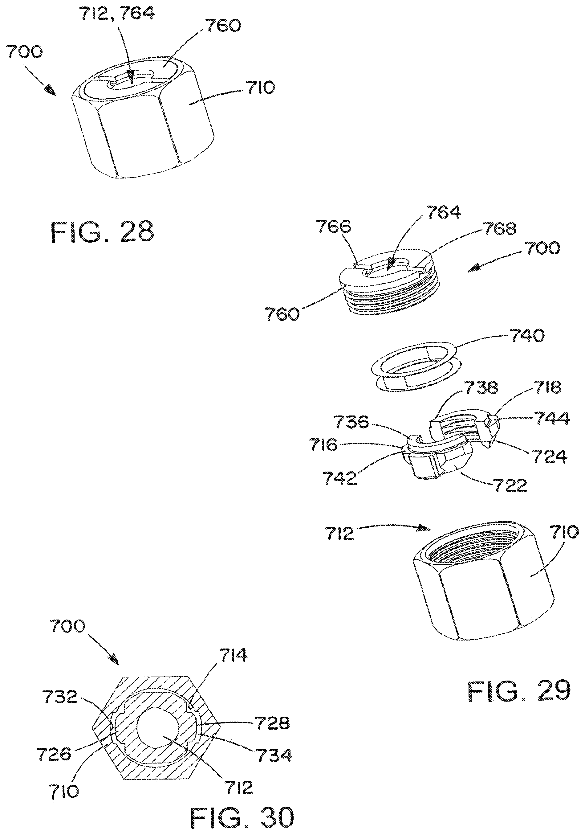 Patent US11773884 Figure 10 – Quick-threaded rod locking device and method