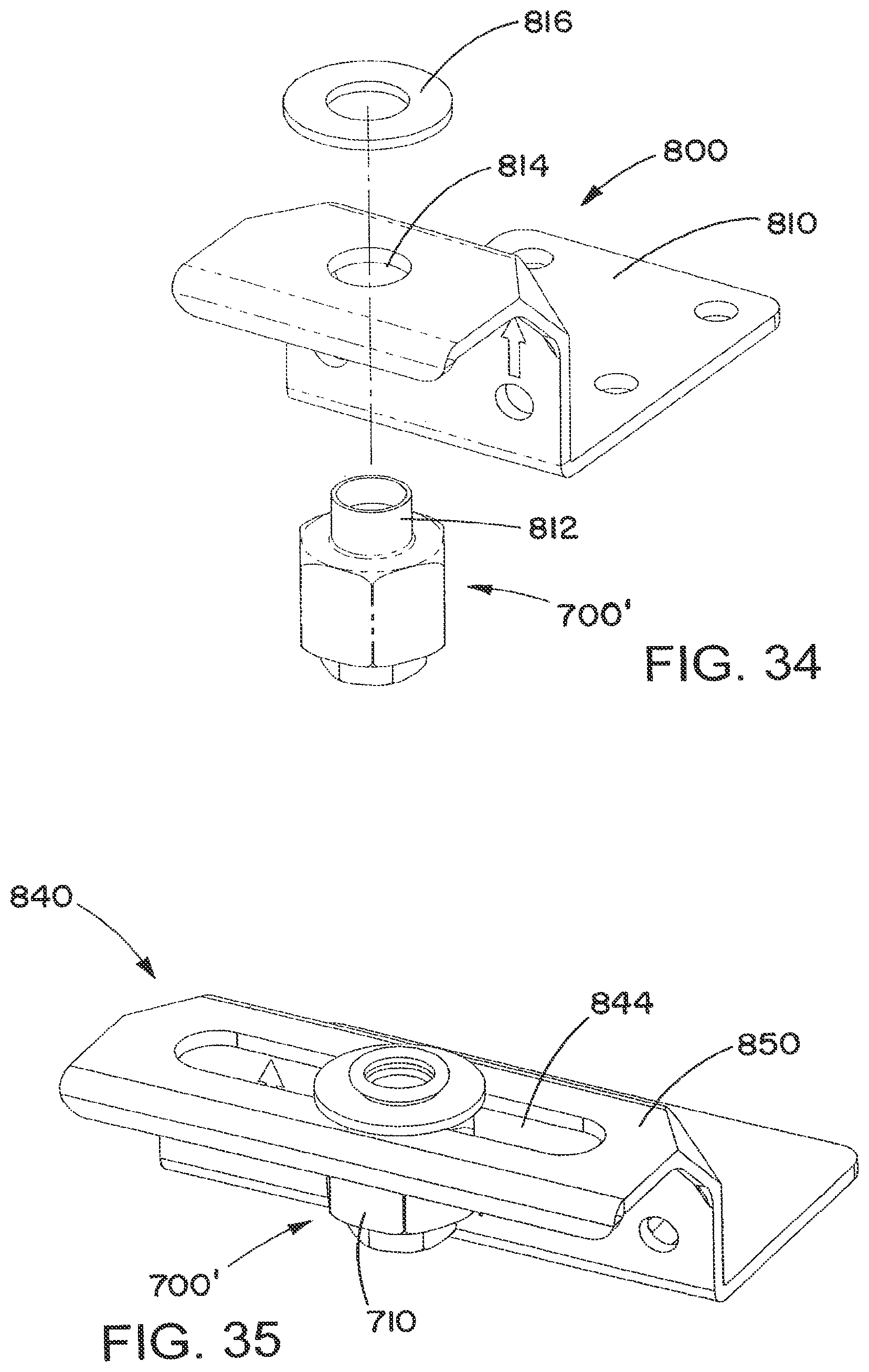 Patent US11773884 Figure 12 – Quick-threaded rod locking device and method