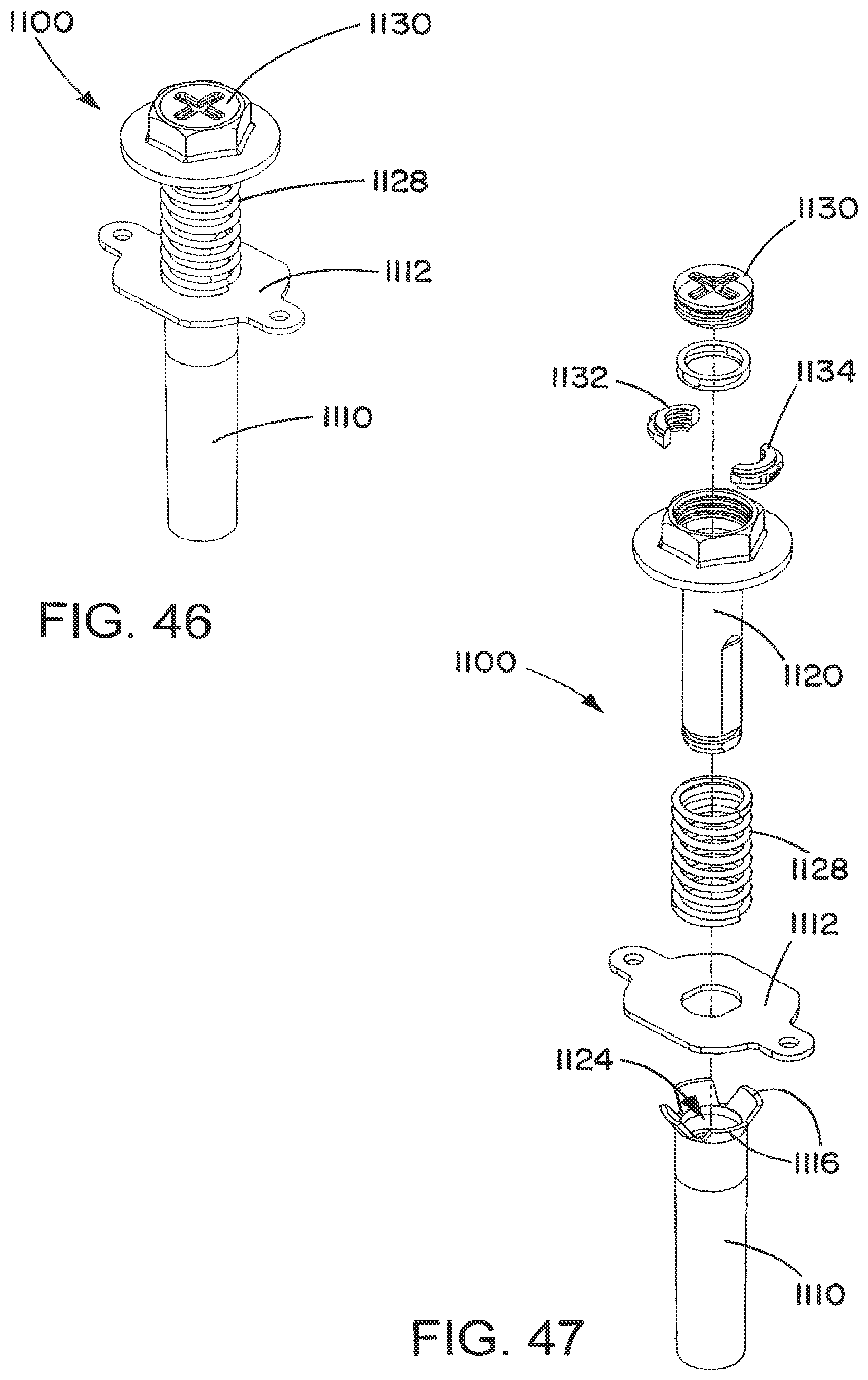 Patent US11773884 Figure 17 – Quick-threaded rod locking device and method