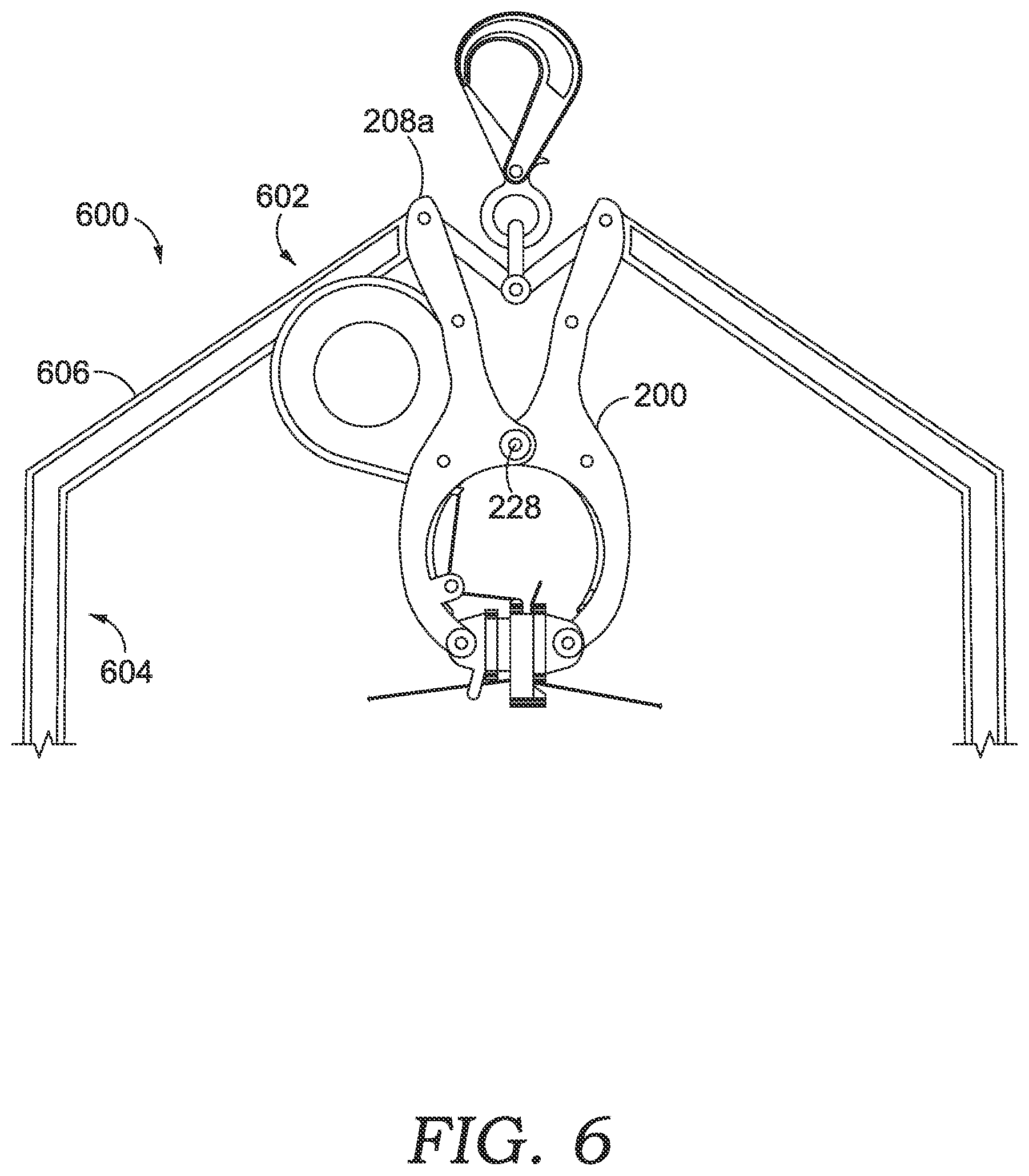 Patent US11773885 Figure 8 – Automatic release clamp
