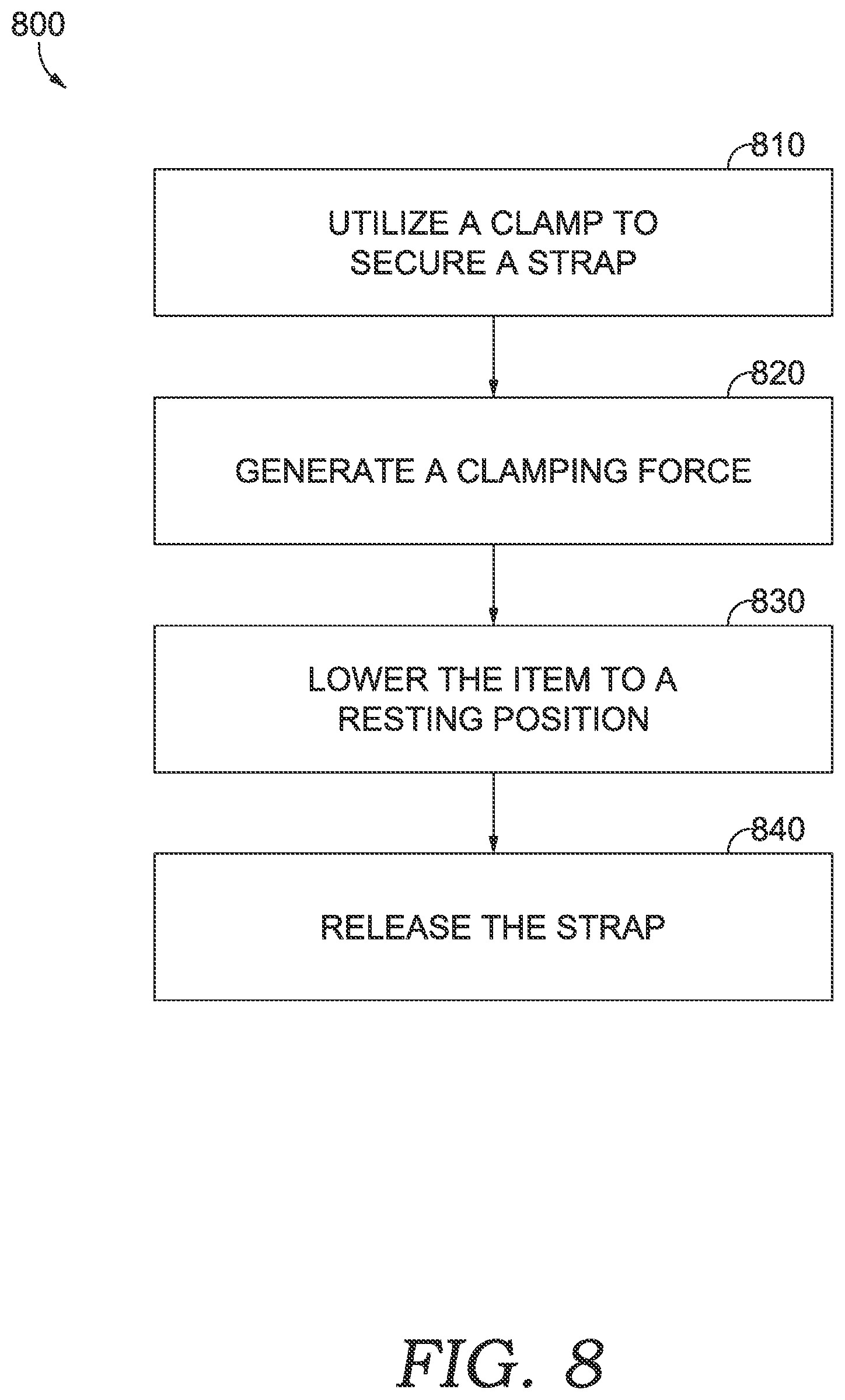 Patent US11773885 Figure 11 – Automatic release clamp