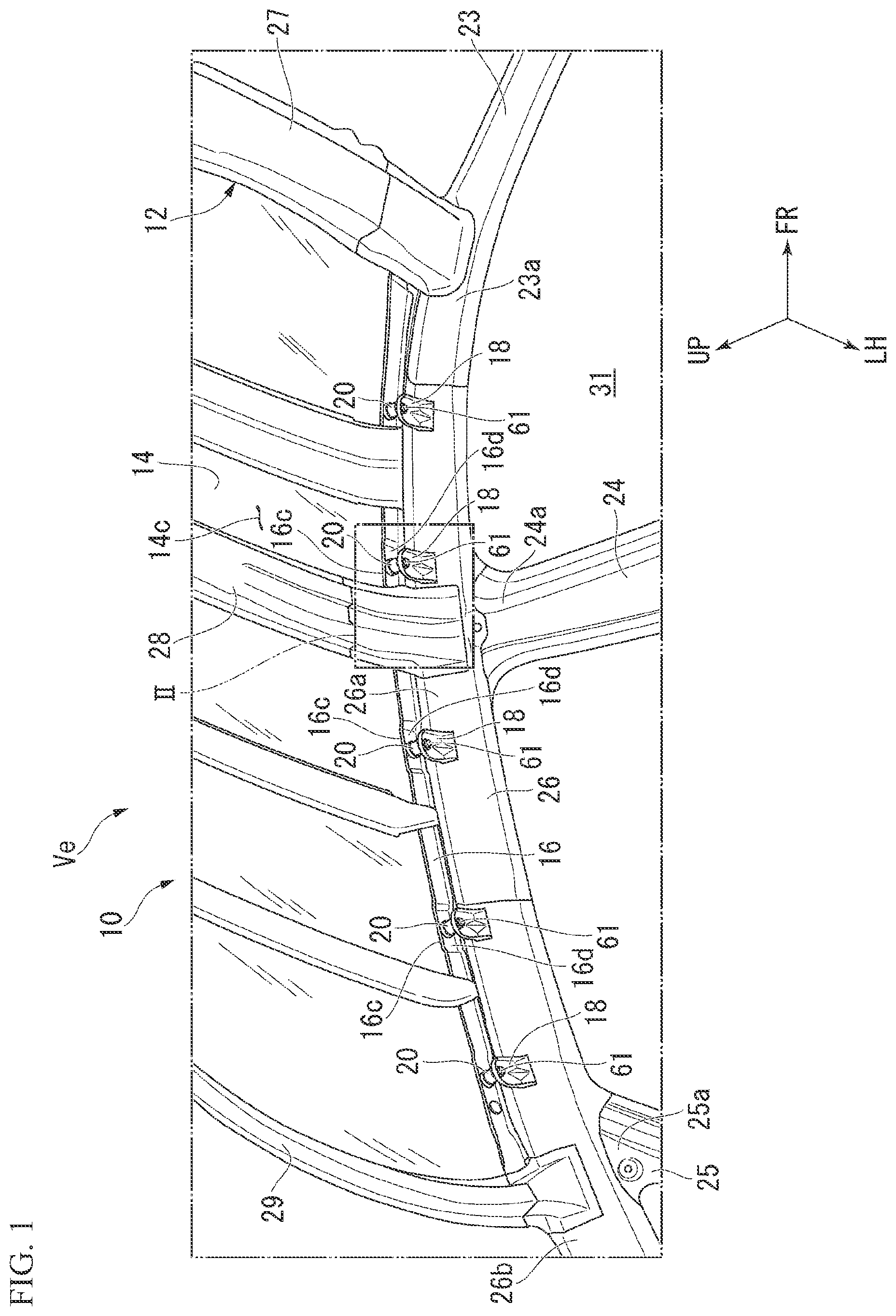 Patent US11773886 Figure 1 – Article fixing device