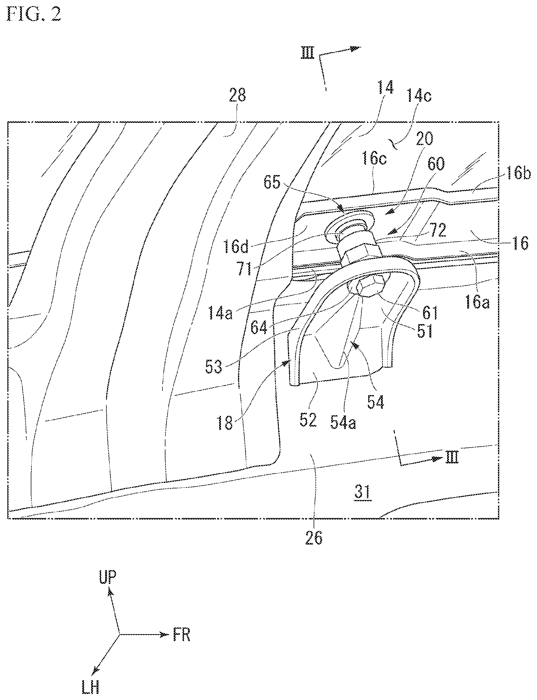 Patent US11773886 Figure 2 – Article fixing device