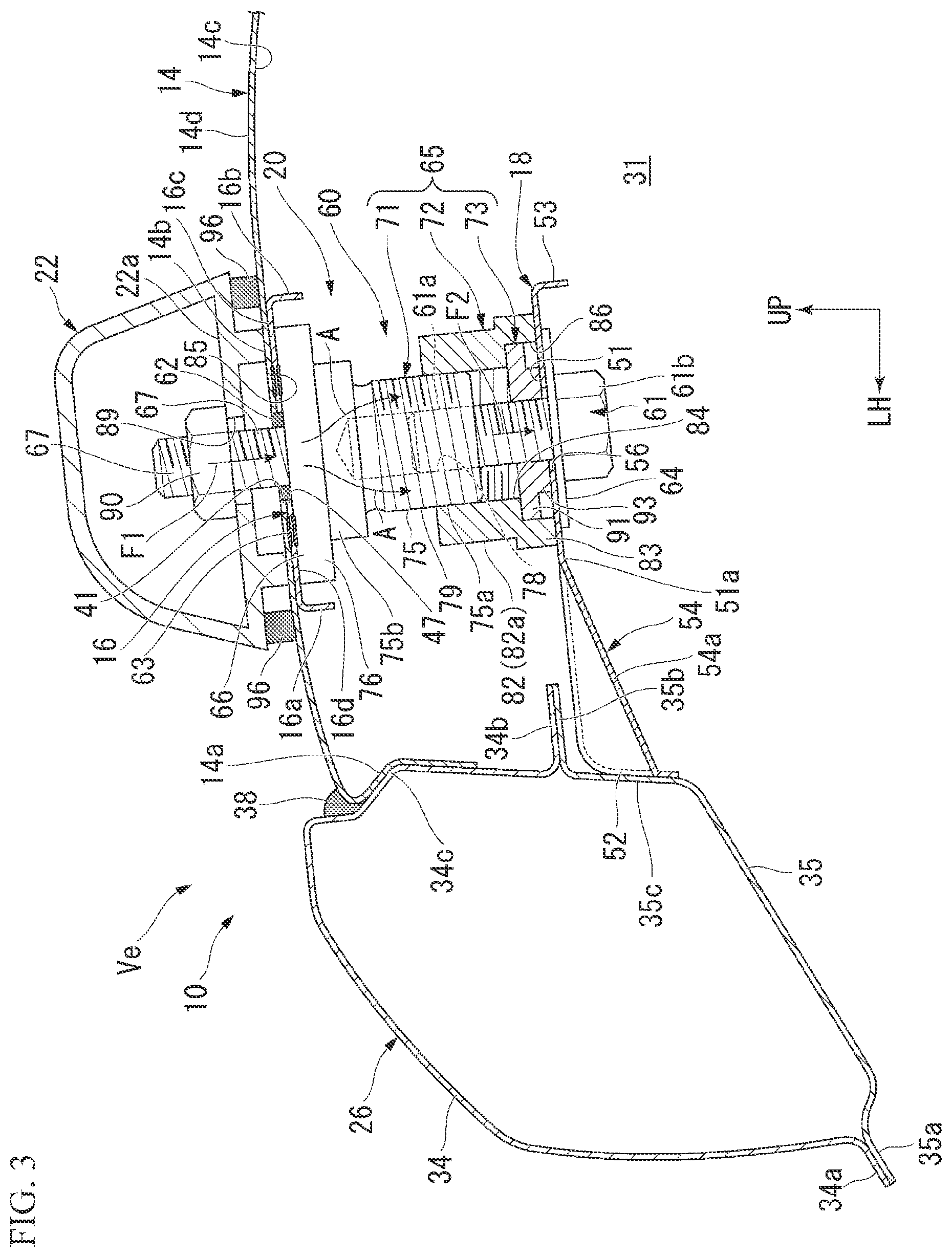 Patent US11773886 Figure 3 – Article fixing device