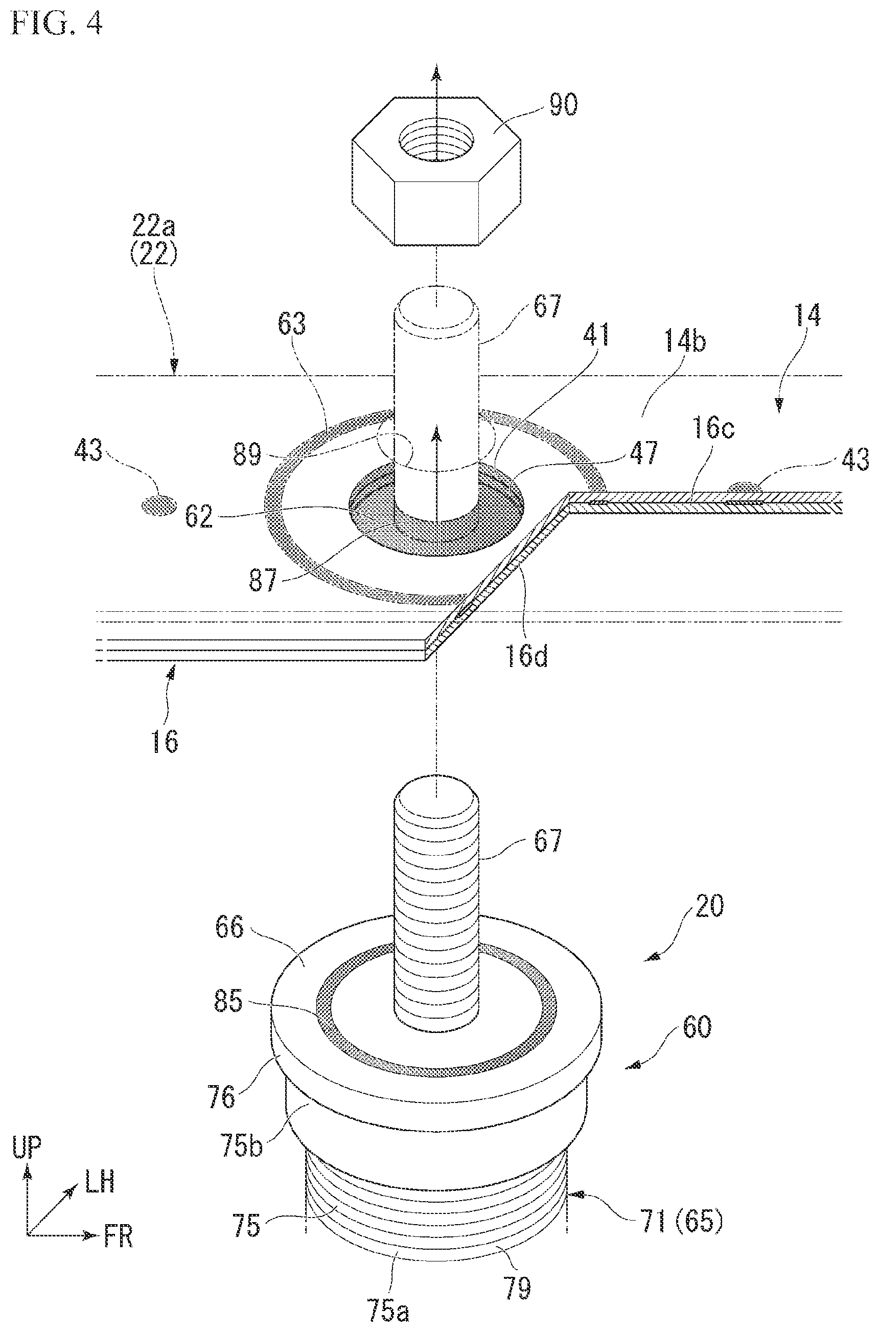 Patent US11773886 Figure 4 – Article fixing device